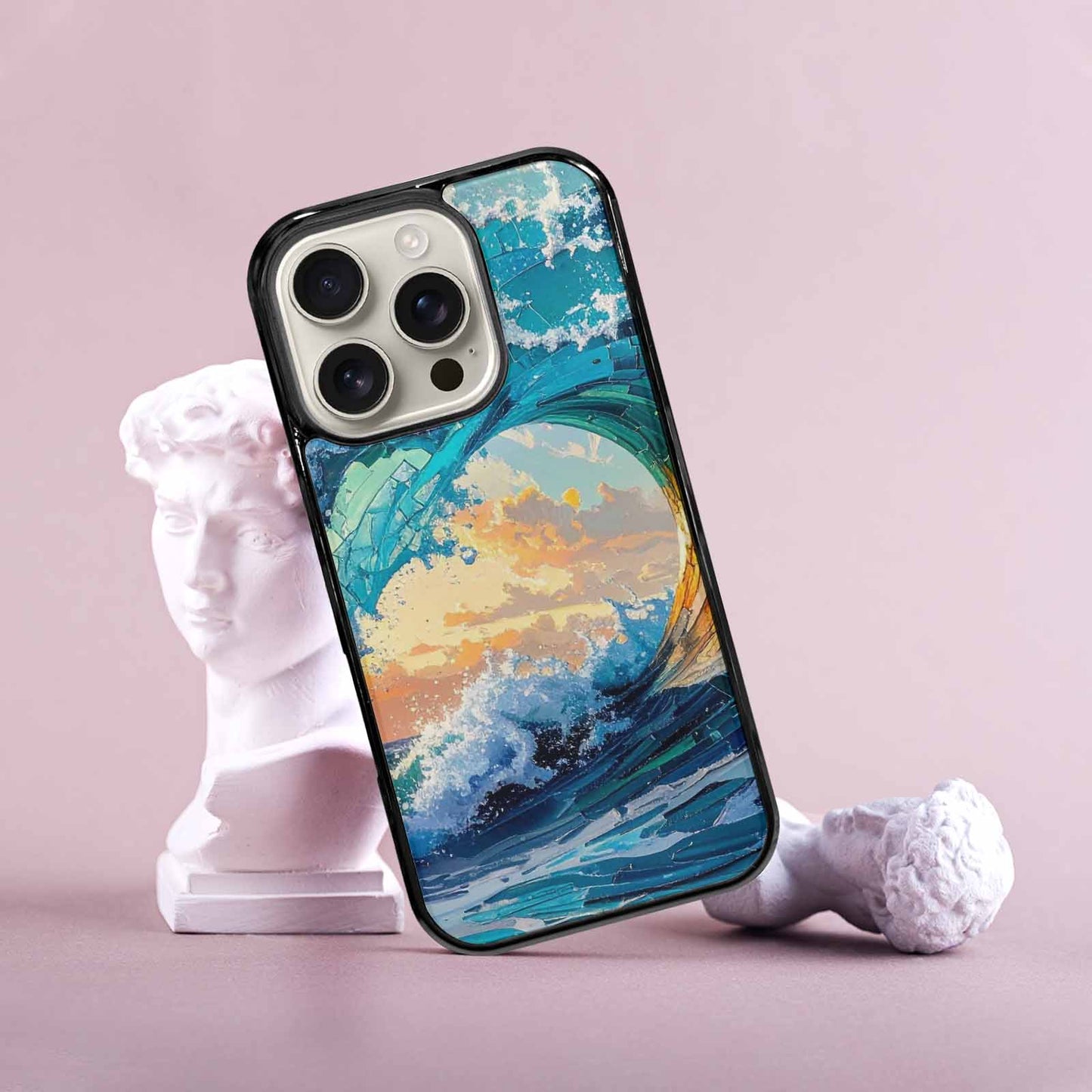 iPhone 16 Pro Case — Wave Crest Splash Wave Crest Splash, Personalized Phone Case