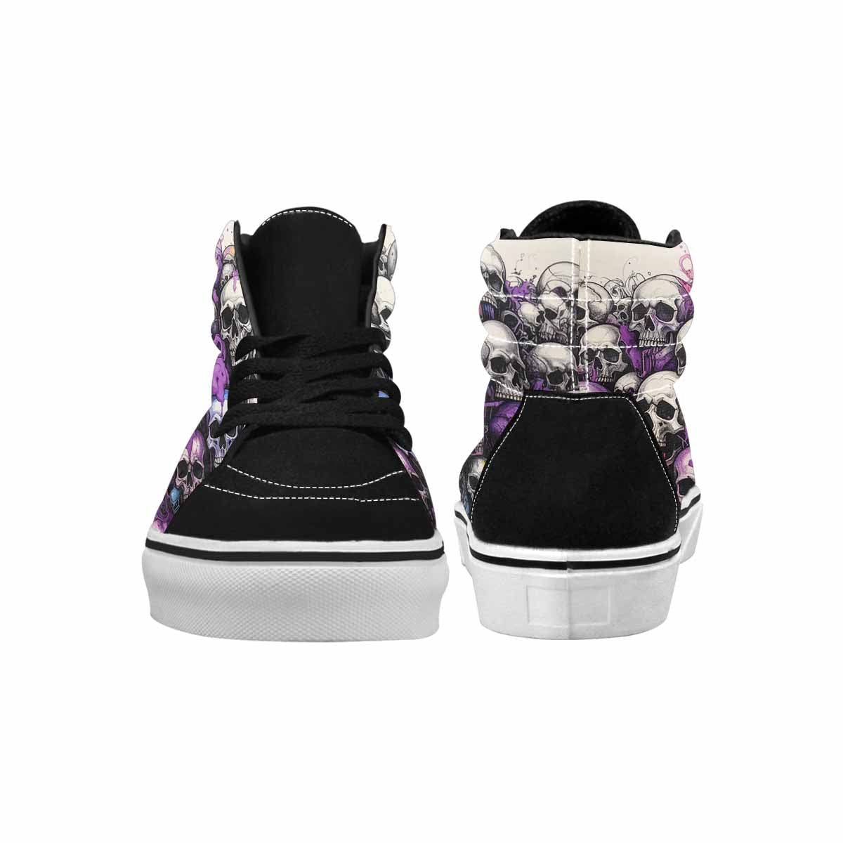 MEN'S Rainbow From Skull S High Top Canvas Dreamcore Custom Shoes