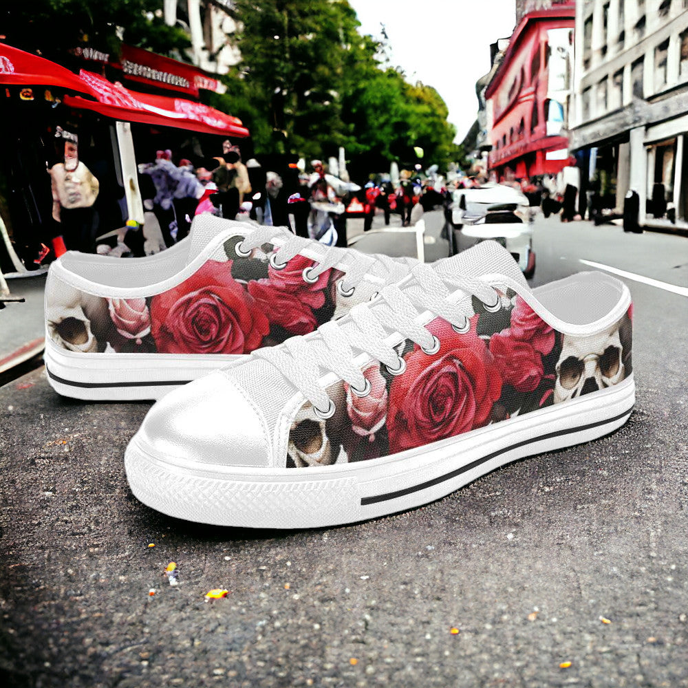 Skulls Roses Deluxe Women - Freaky Shoes®