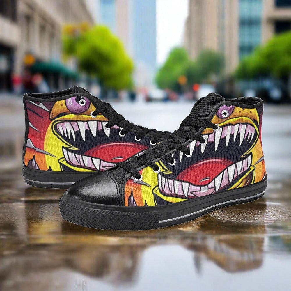 Dragon Pastel Soft Unique MEN Bold Art - Freaky Shoes | Custom Art Sneakers