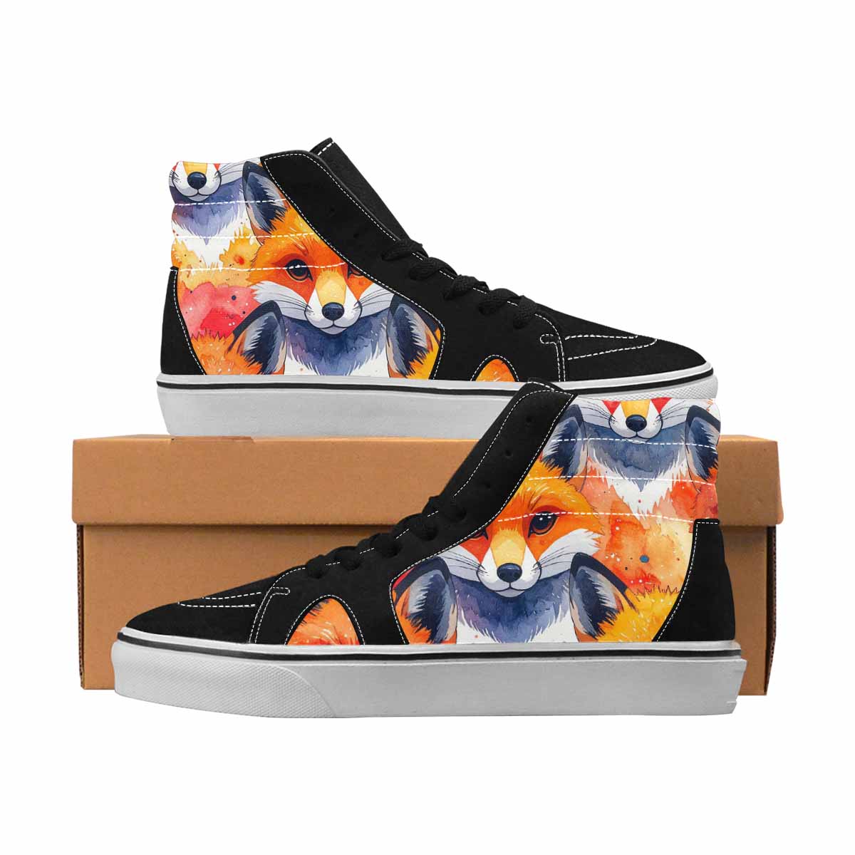 MEN'S Kawaii Fox Watercolor 3 Ferion