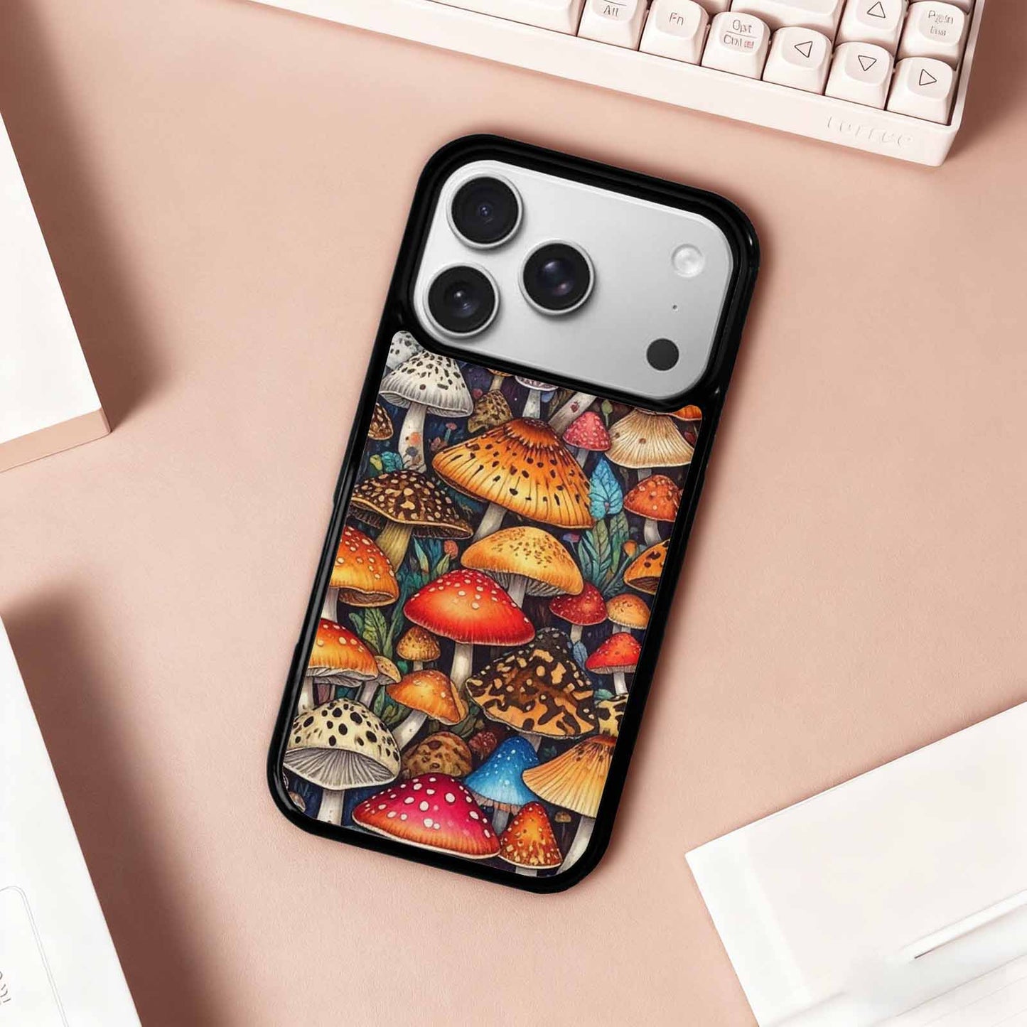 iPhone 17 Pro Case — Mushrooms Pattern Hundreds Of Lz3 Original, Original Design Phone Case