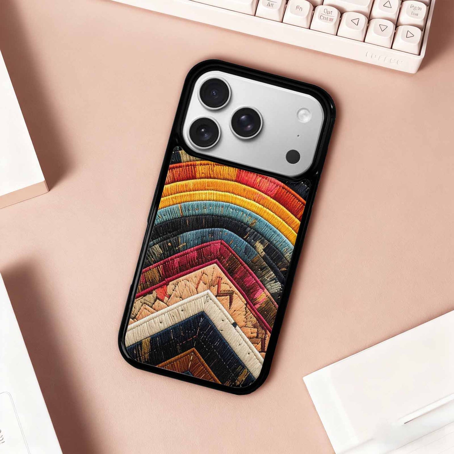 iPhone 17 Pro Case — Vivid Camo Progress Pride Camo, Customized Protective Case