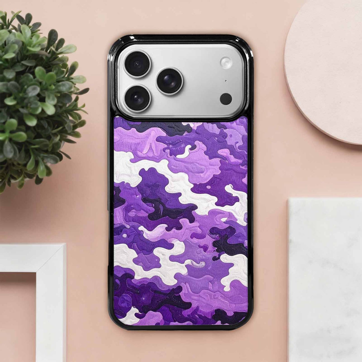 iPhone 17 Pro Max Case — Vivid Camo Genderqueer Camo, Original Design Phone Case