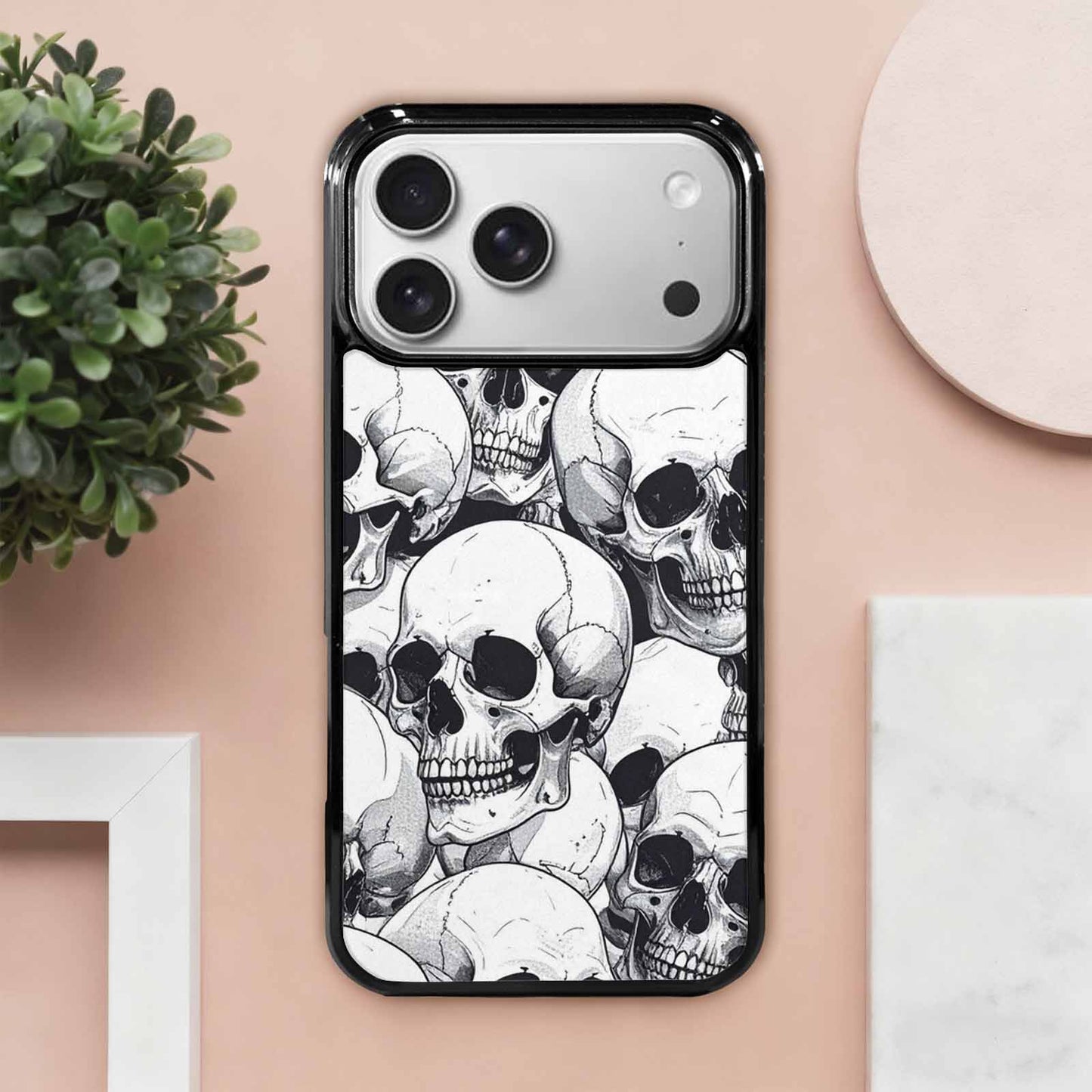 iPhone 17 Pro Max Case — Skull Dark Art Gothic Print Gothic, Original Design Phone Case