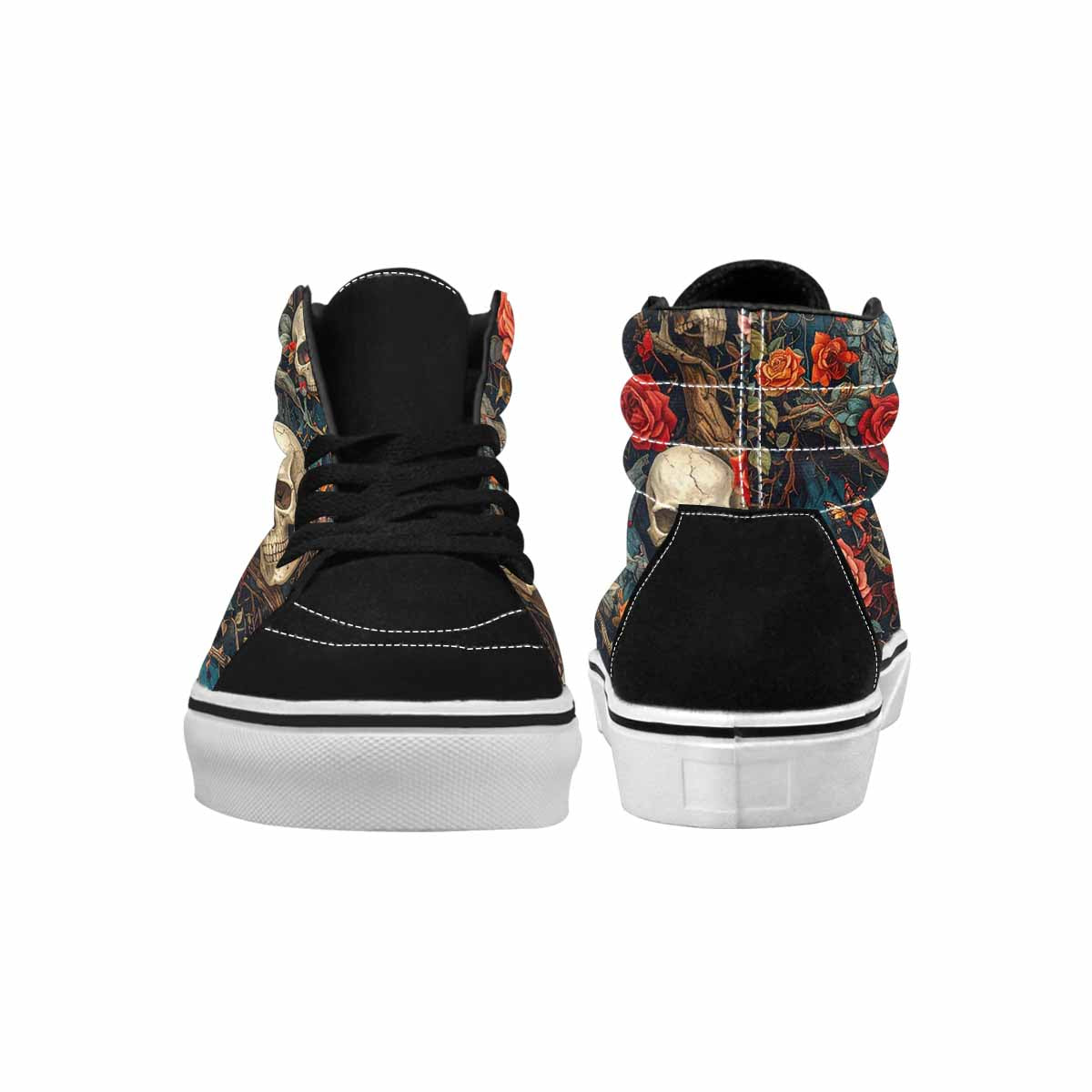 MEN'S More Overlapping Ontop Each High Top Canvas Neon Fantasy Custom Shoes