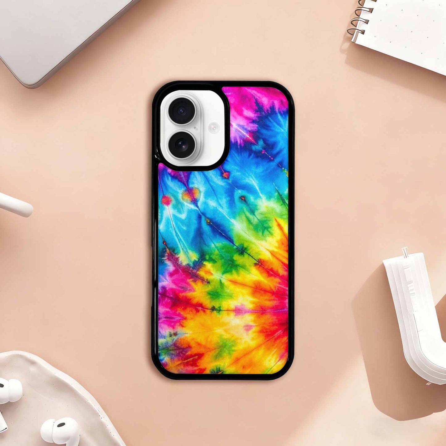 iPhone 17 Case — Tie Dye Acid Wash Color Tie, Unique Phone Case Design