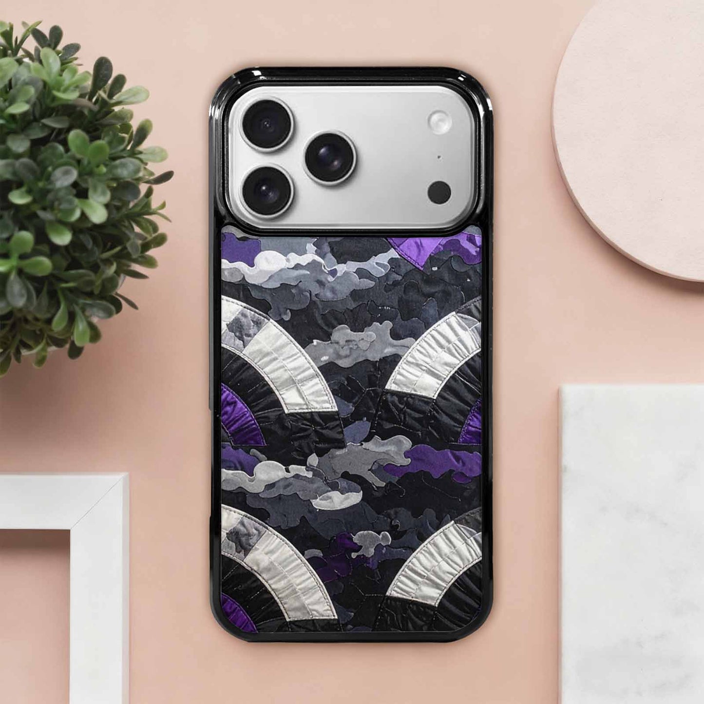 iPhone 17 Pro Max Case — Vivid Camo Asexual Camo, Personalized Phone Case