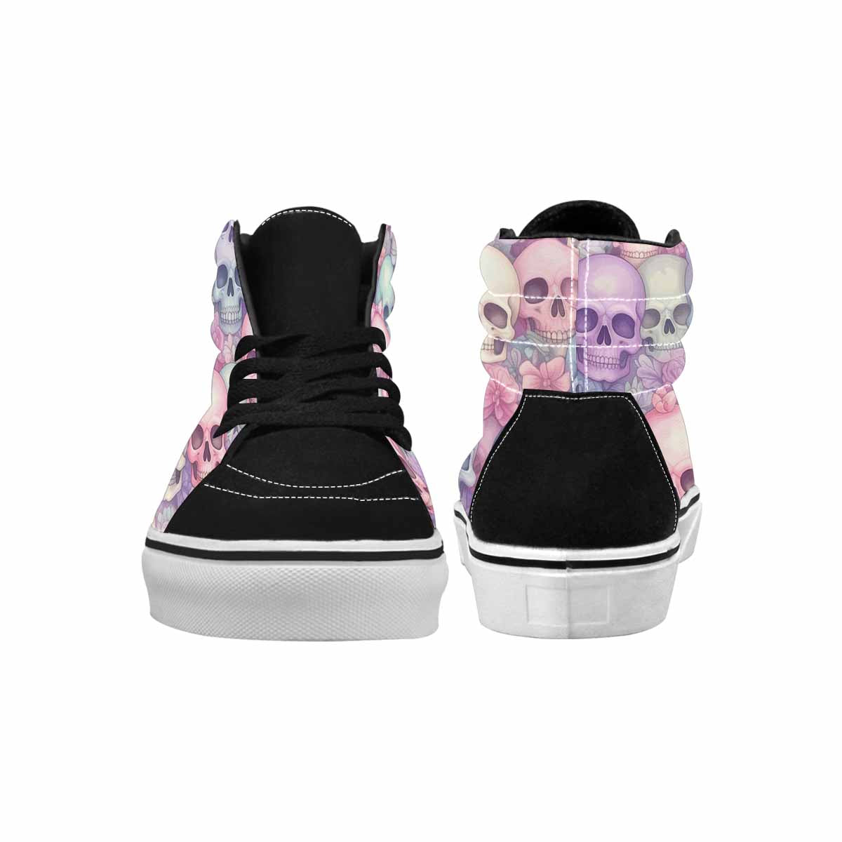 MEN'S Skulls - Pastel High Top Canvas Surreal Sneakers