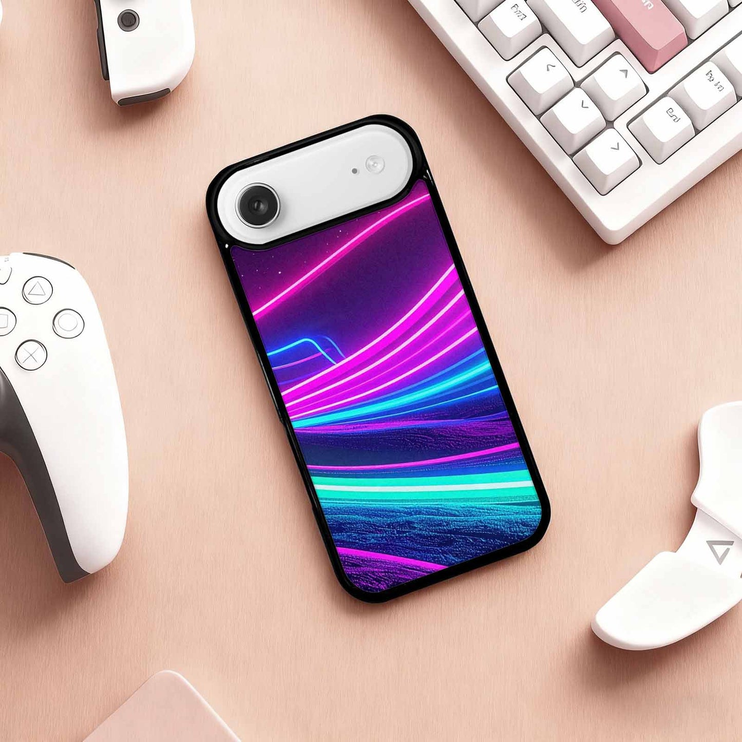 iPhone 17 Air Case — Neon Cartoon Retro Vintage, Custom Designed Case Cover