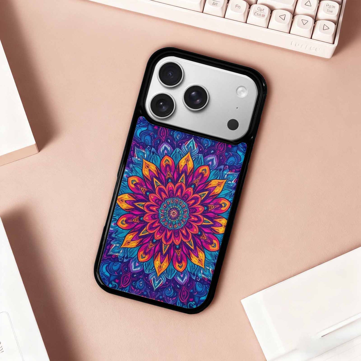 iPhone 17 Pro Case — Tie Dye Mandala Tie Dye, Unique Phone Case Design