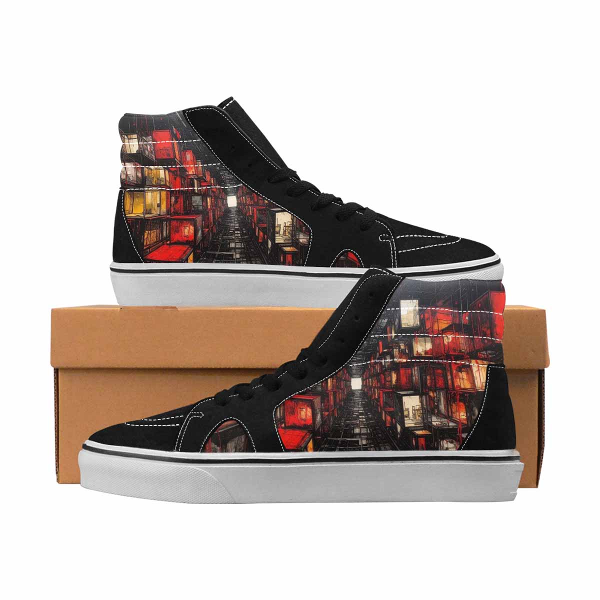 MEN'S Monster Black Red Ink 6 Ferion