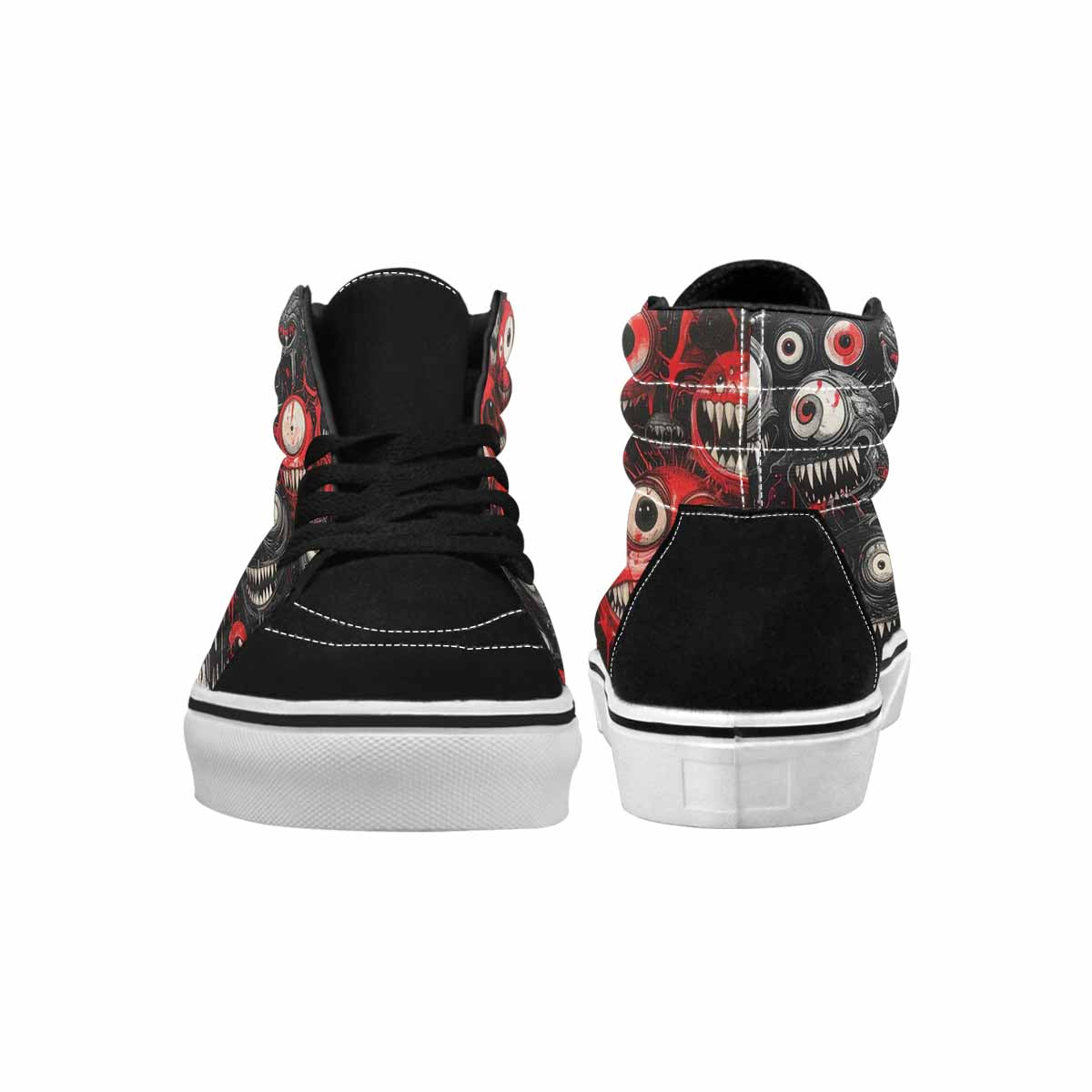 MEN'S Multi High Top Canvas Vibrant Chaos Sneakers
