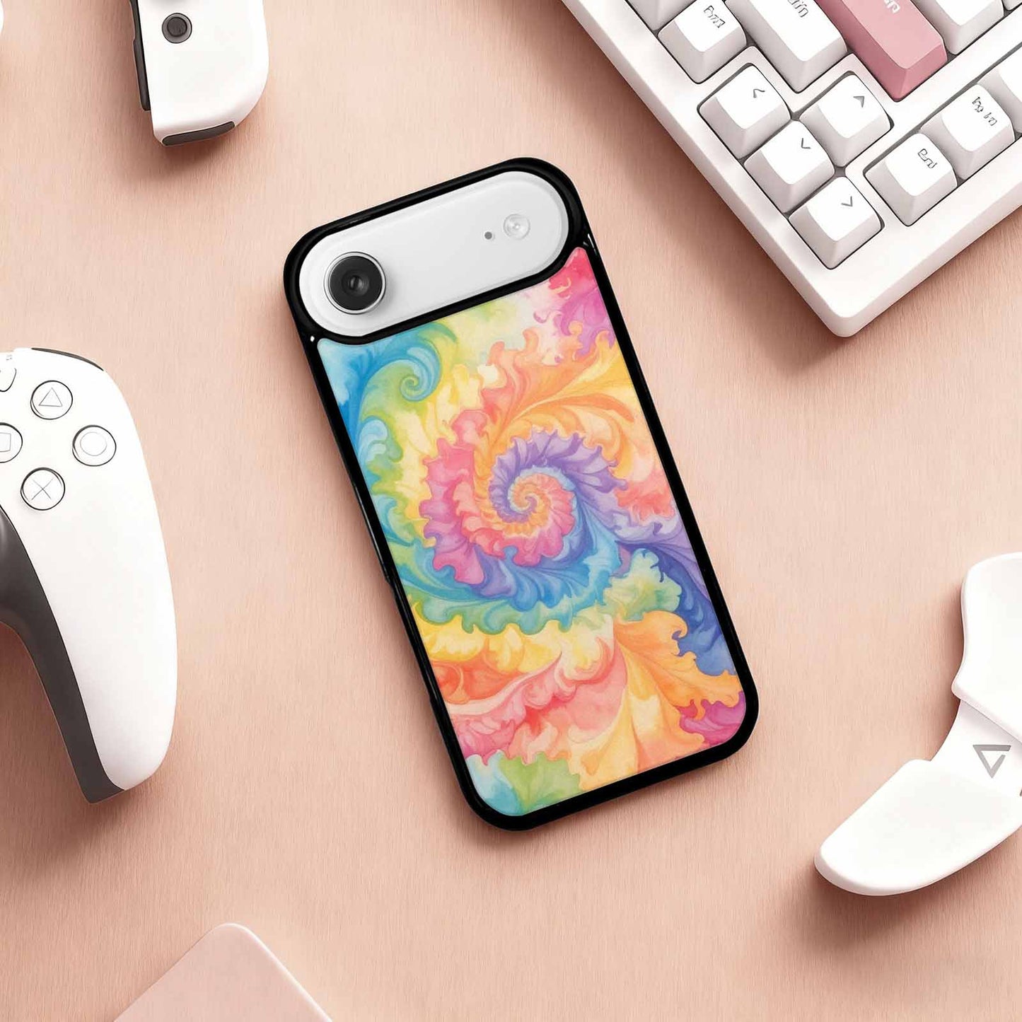 iPhone 17 Air Case — Tie Dye Swirls Tie Dye Tie, Custom Art Phone Cover