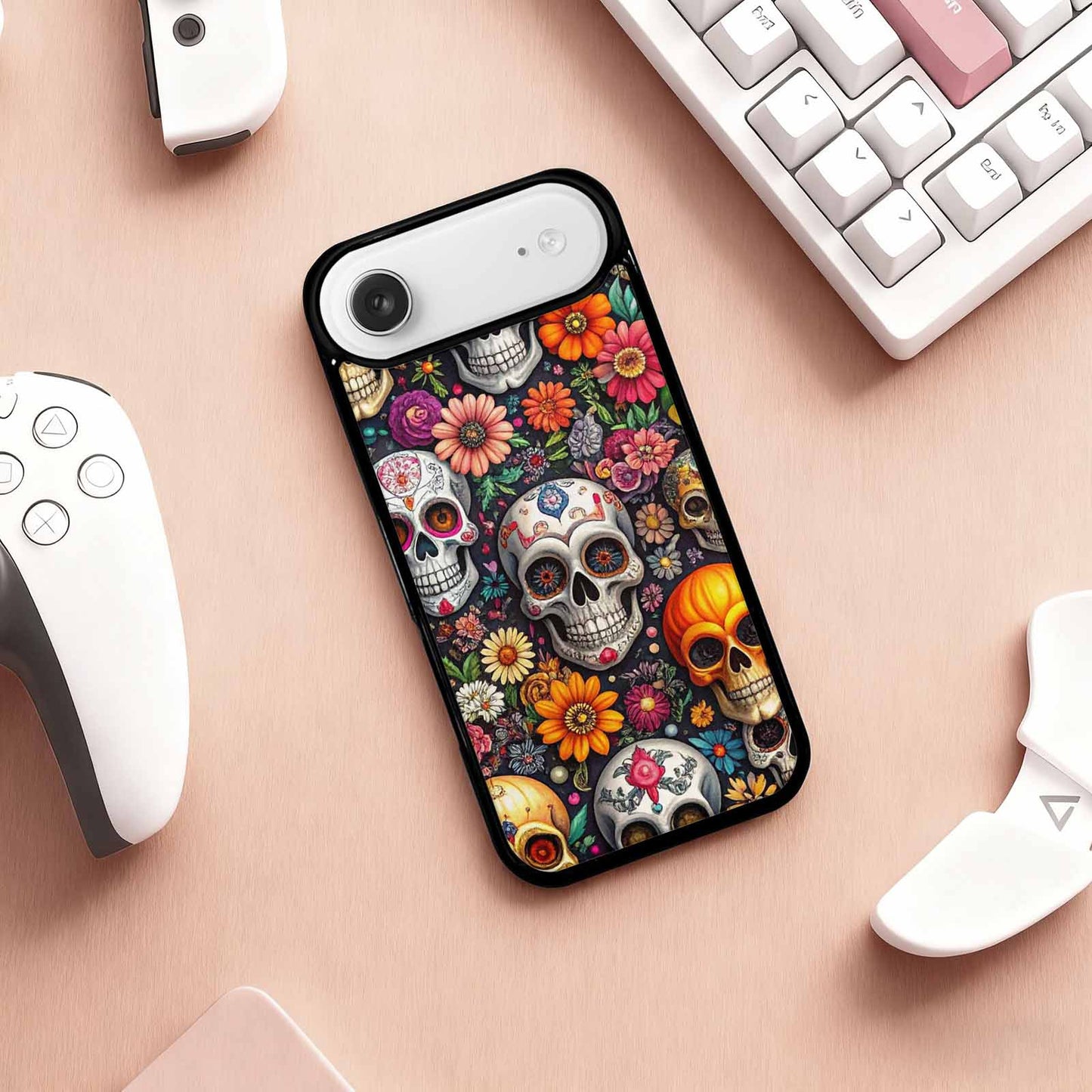 iPhone 17 Air Case — Greyscale Black And White Dark Gothic, Personalized Phone Case