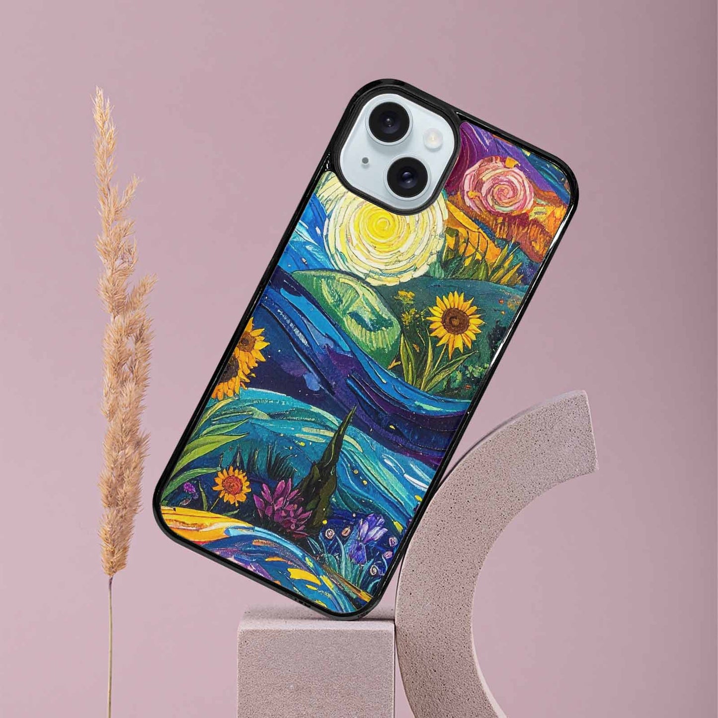 iPhone 15 Plus Case — Blend All Versions Together Melting Together, Custom Phone Case