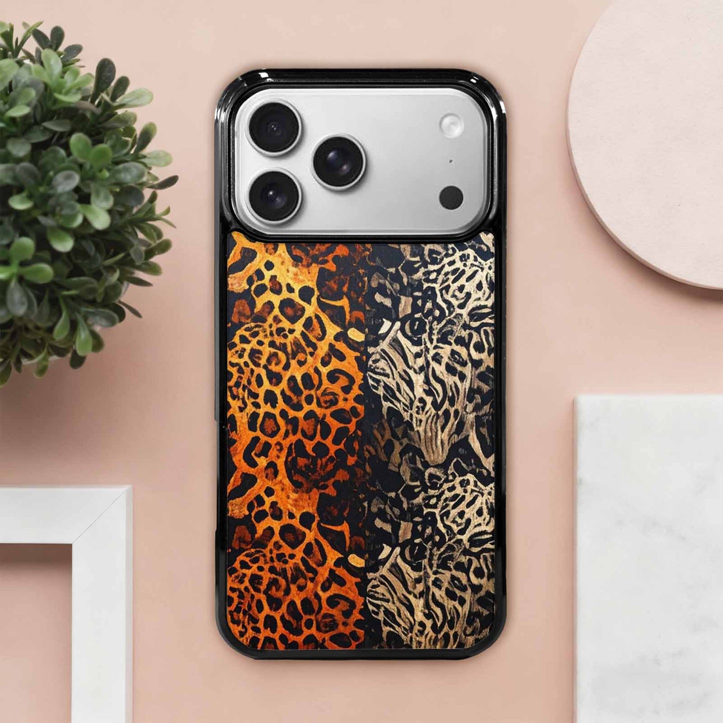 iPhone 17 Pro Max Case — Small Animal Print Pattern, Animal Print, Custom Print Case Cover