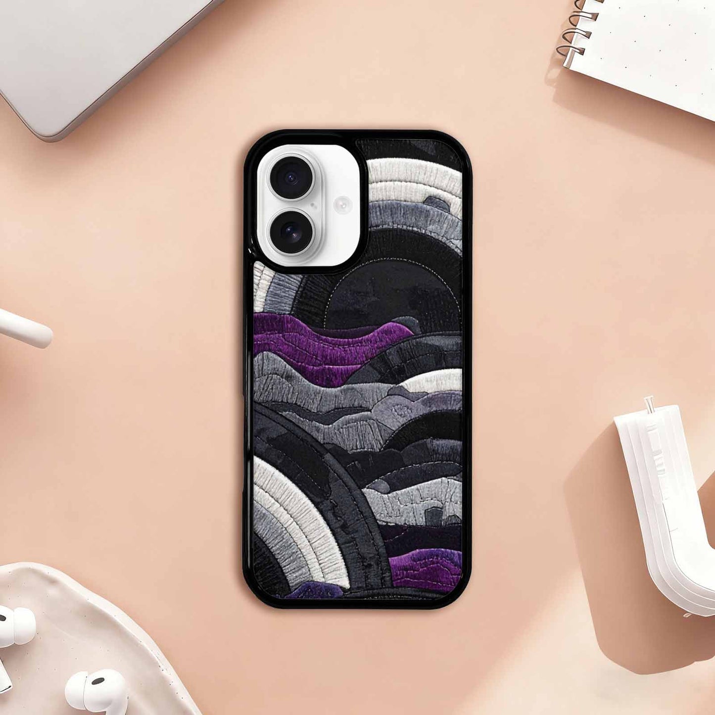iPhone 17 Case — Vivid Camo Asexual Camo, Unique Phone Case Design