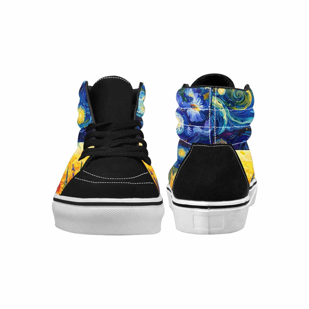 WOMEN'S Blend All Versions High Top Canvas Neon Fantasy Custom Sneakers