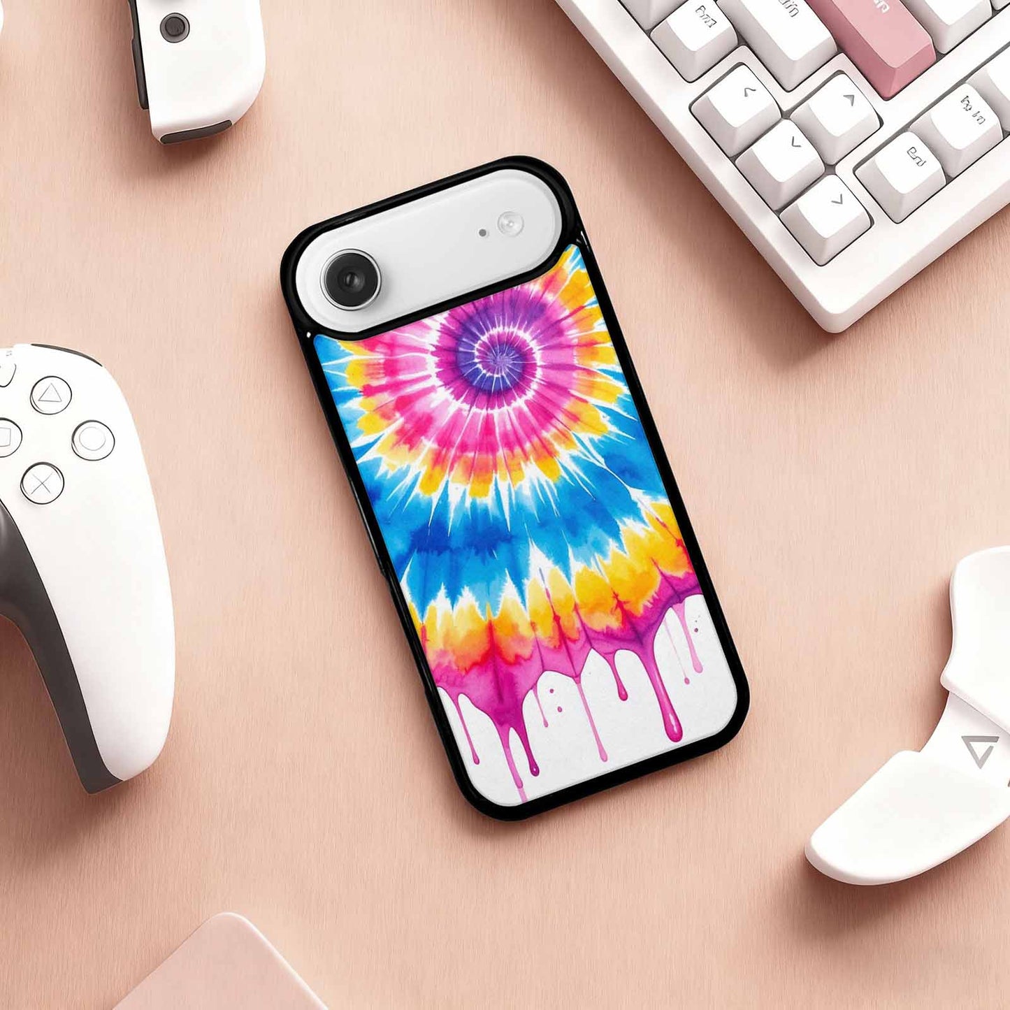 iPhone 17 Air Case — Tie Dye Drip Tie Dye, Custom Printed Phone Case