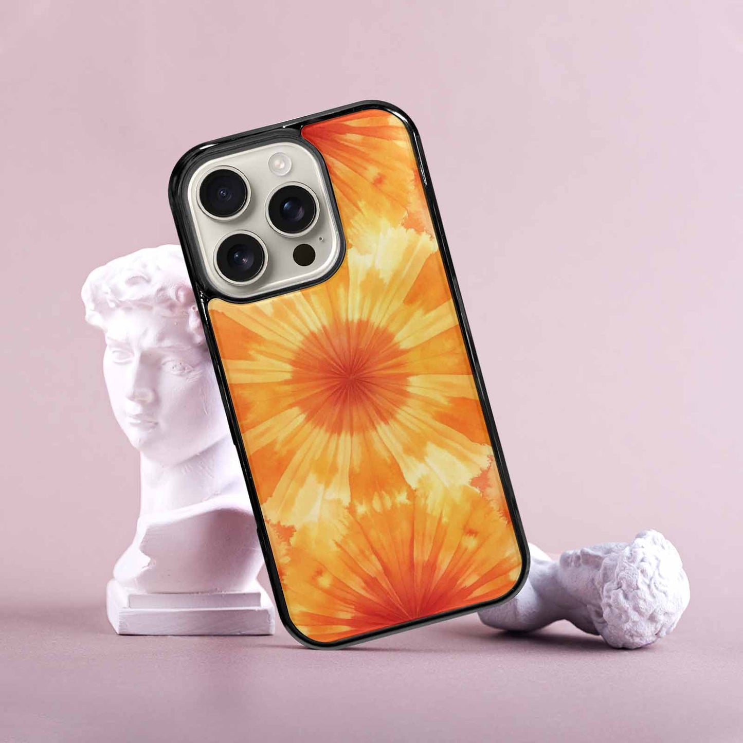 iPhone 16 Pro Case — Ombre Tie Dye Sunset Custom, Custom Phone Case