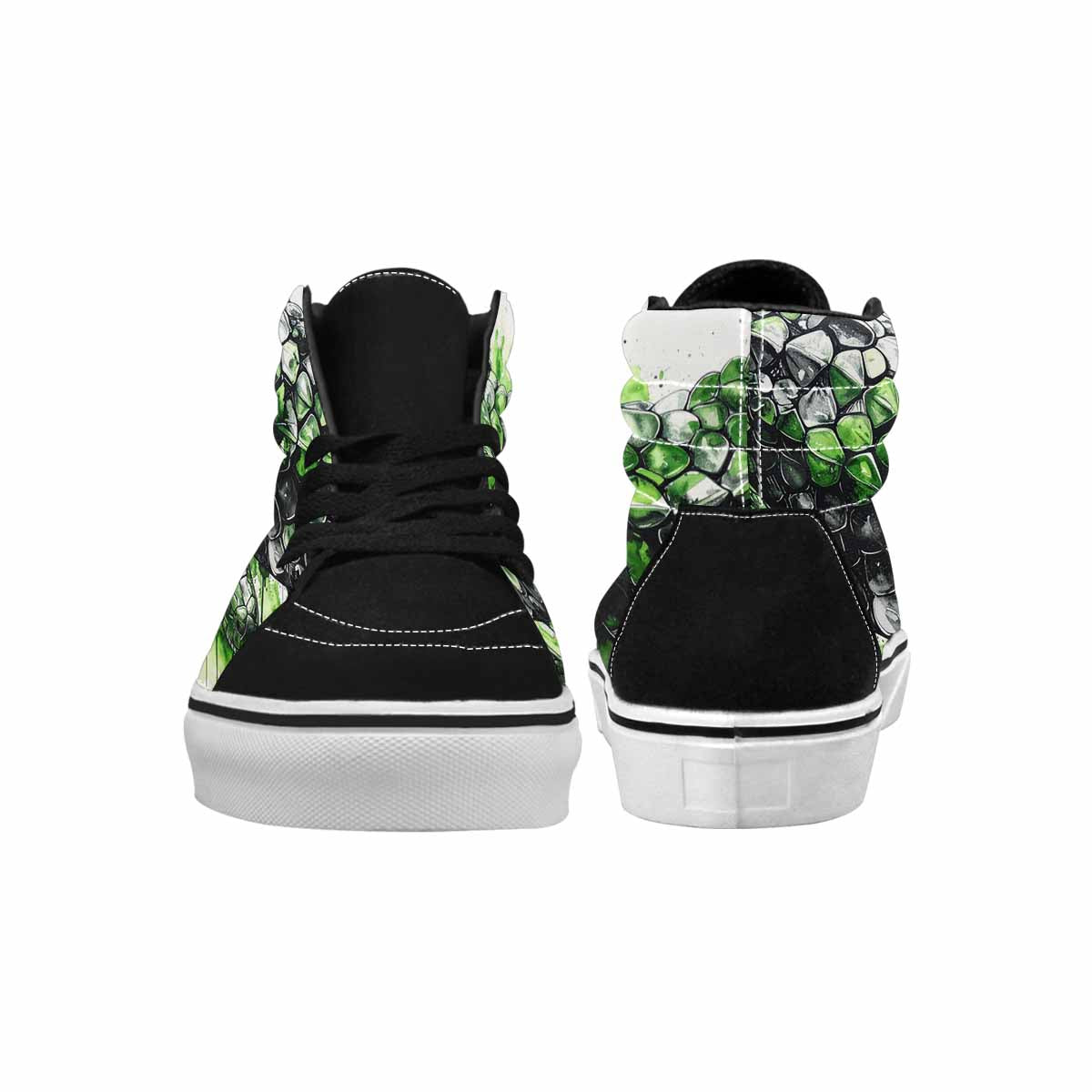 MEN'S Reptile Scale High Top Canvas Aesthetic Custom Shoes