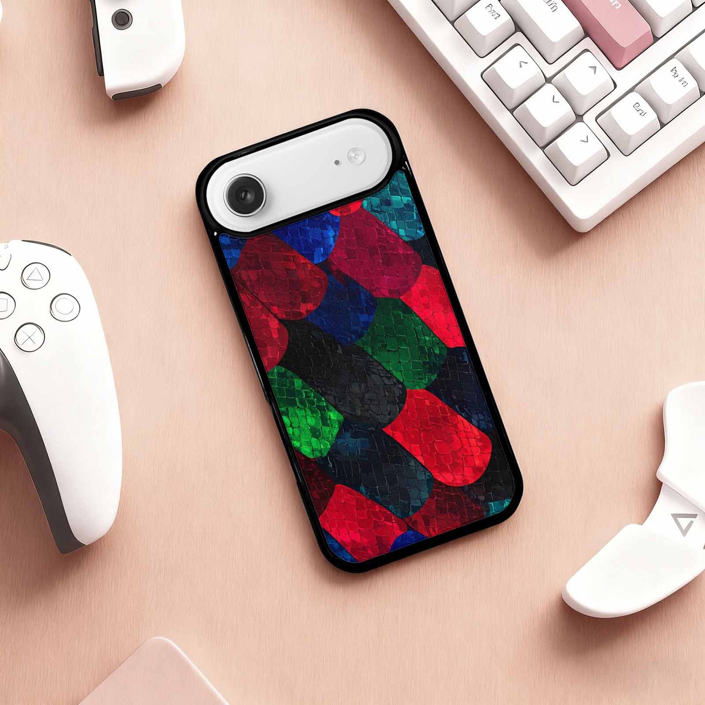 iPhone 17 Air Case — Snake Print Dark Seamless Pattern Animal, Customized Protective Case
