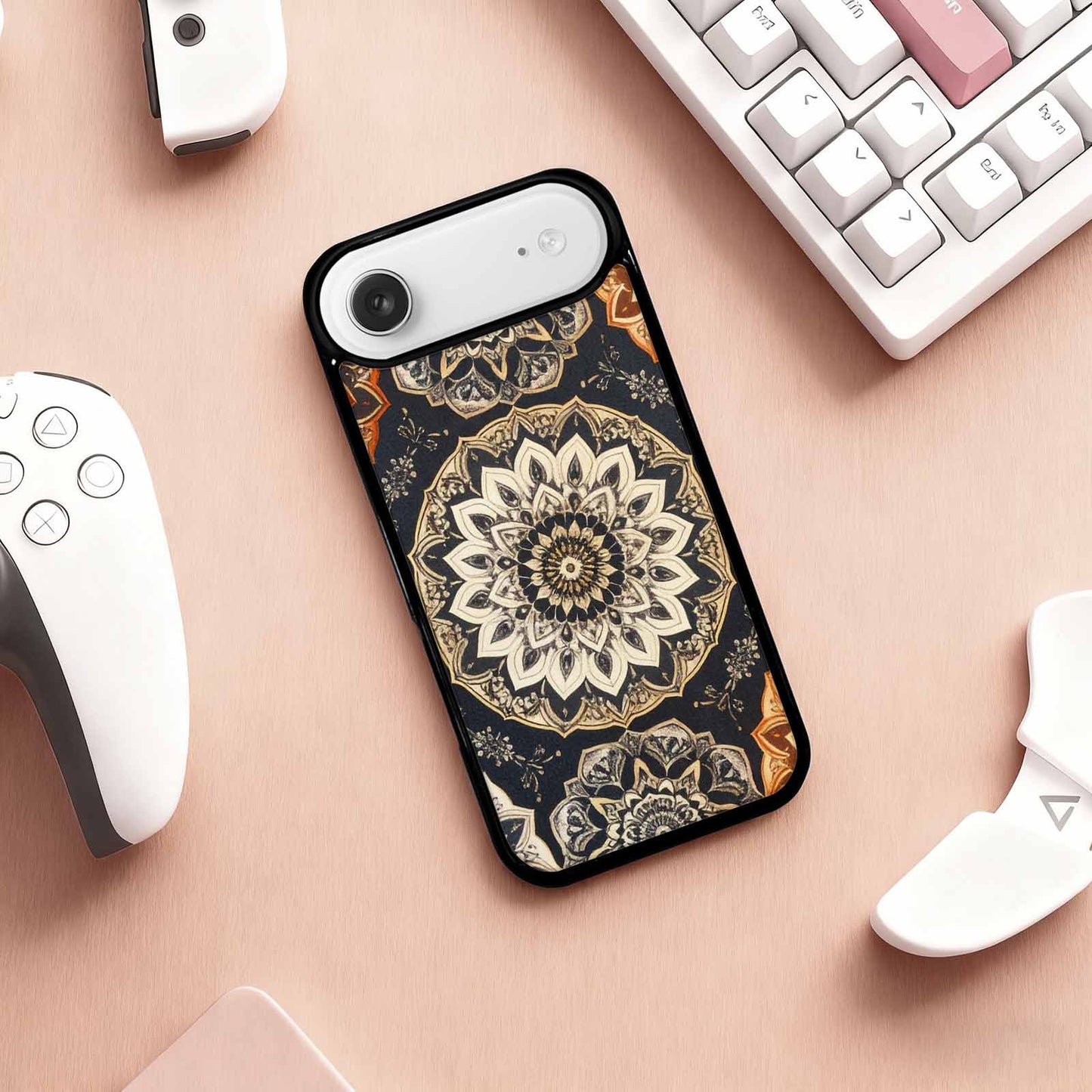 iPhone 17 Air Case — Small Mandala Pattern Randomly Varying Floral, Custom Phone Case