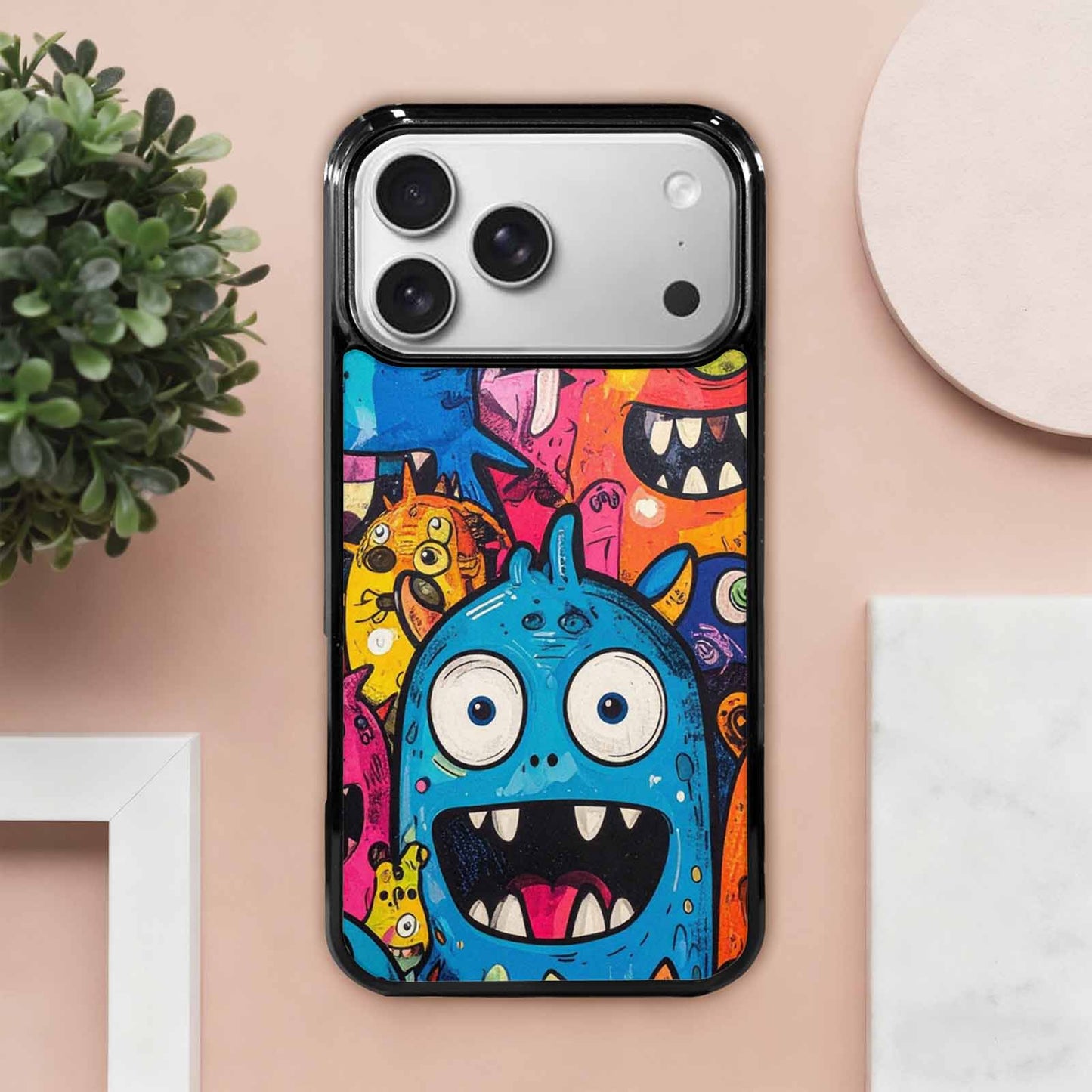 iPhone 17 Pro Max Case — Goofy Cartoon Monster Cartoon Cute, Custom Made Phone Cover