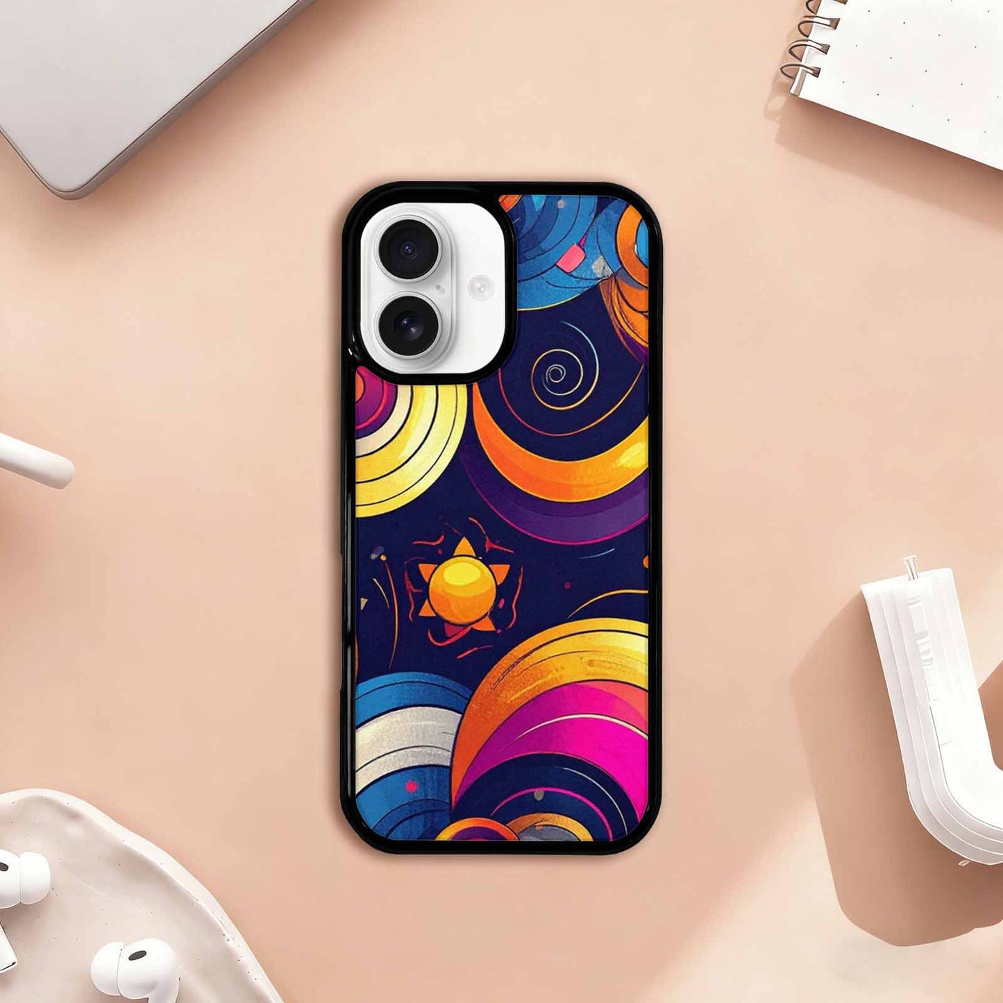 iPhone 17 Case — Disco Cartoon Art Pattern Cartoon Cute, Customized Protective Case