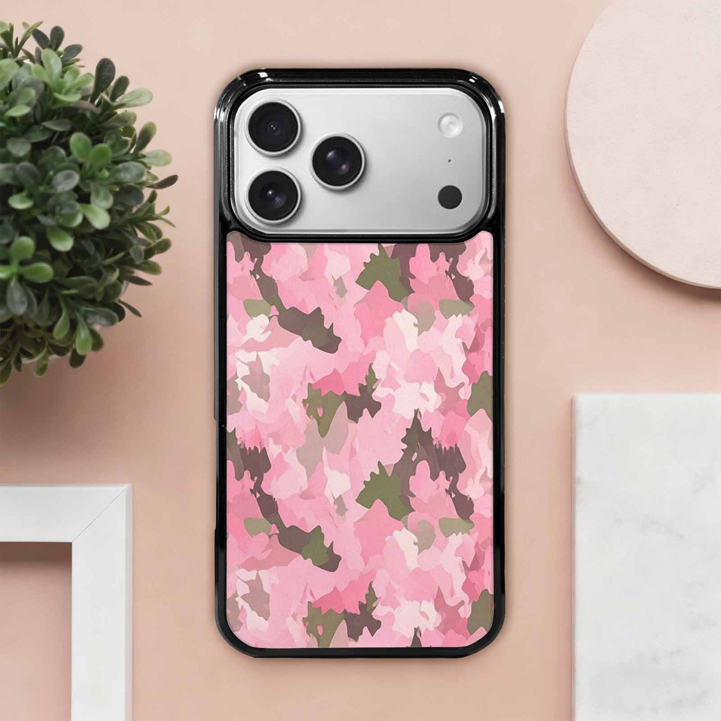 iPhone 17 Pro Max Case — Small Military Camouflage Blotch Camo, Custom Art Phone Cover