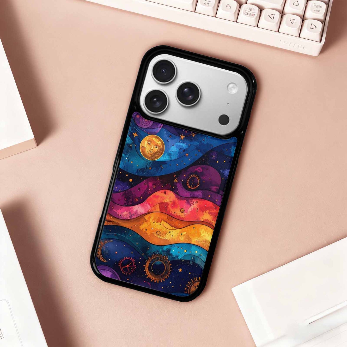 iPhone 17 Pro Case — Steampunk Galaxy Space, Custom Designed Case Cover