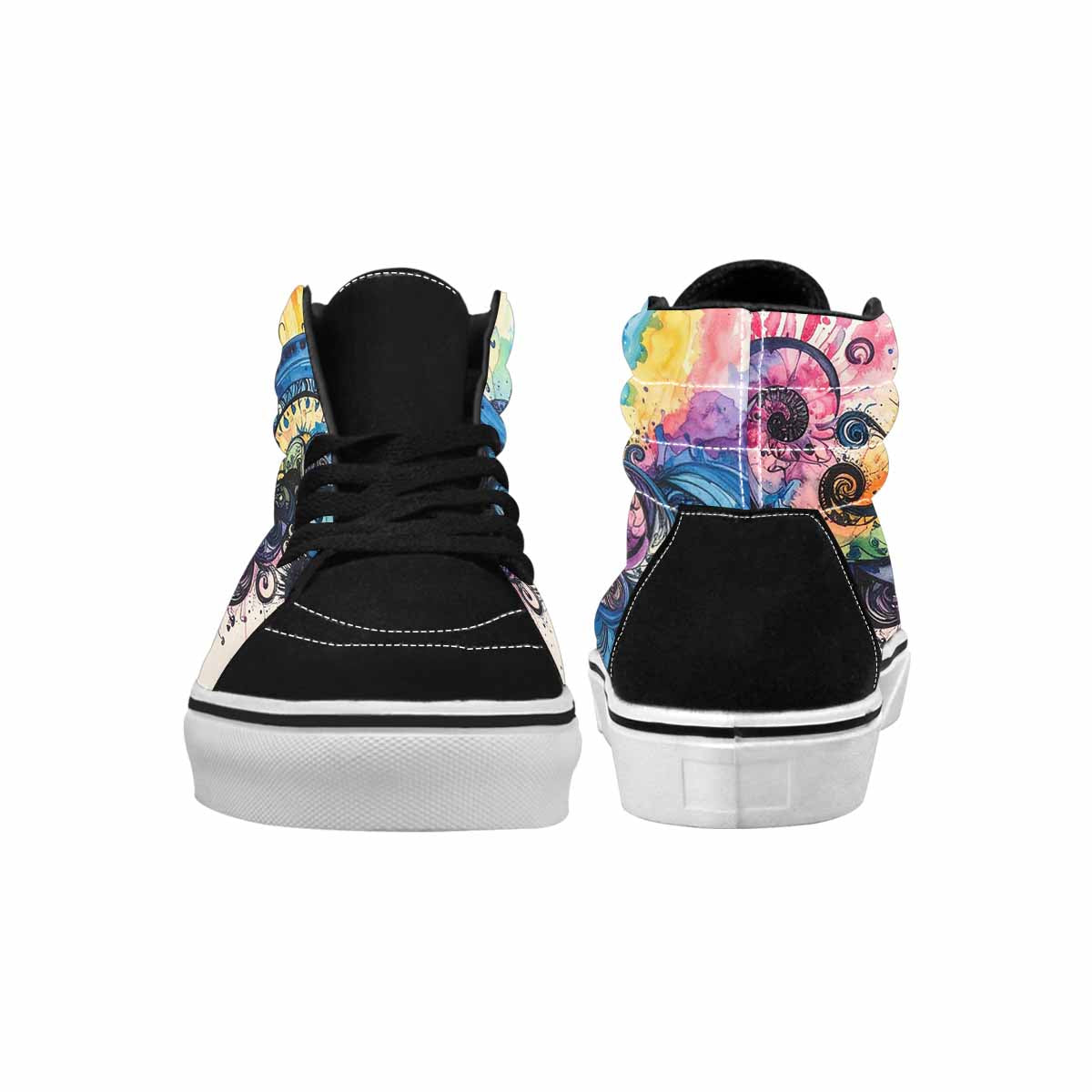 MEN'S Tie High Top Canvas Surreal Shoes