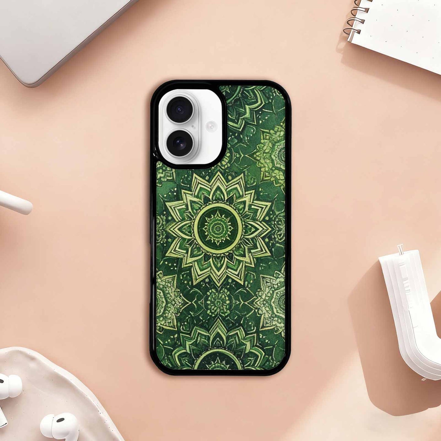 iPhone 17 Case — Small Mandala Pattern, Randomly Floral, Unique Phone Case Design