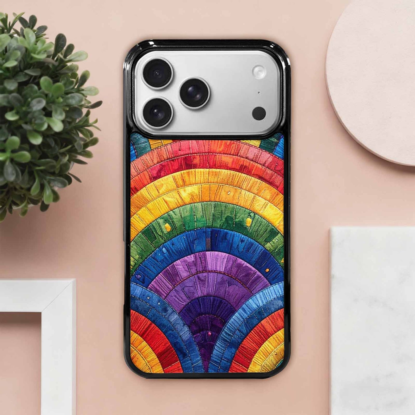 iPhone 17 Pro Max Case — Vivid Camo Rainbow Camo, Custom Designed Case Cover