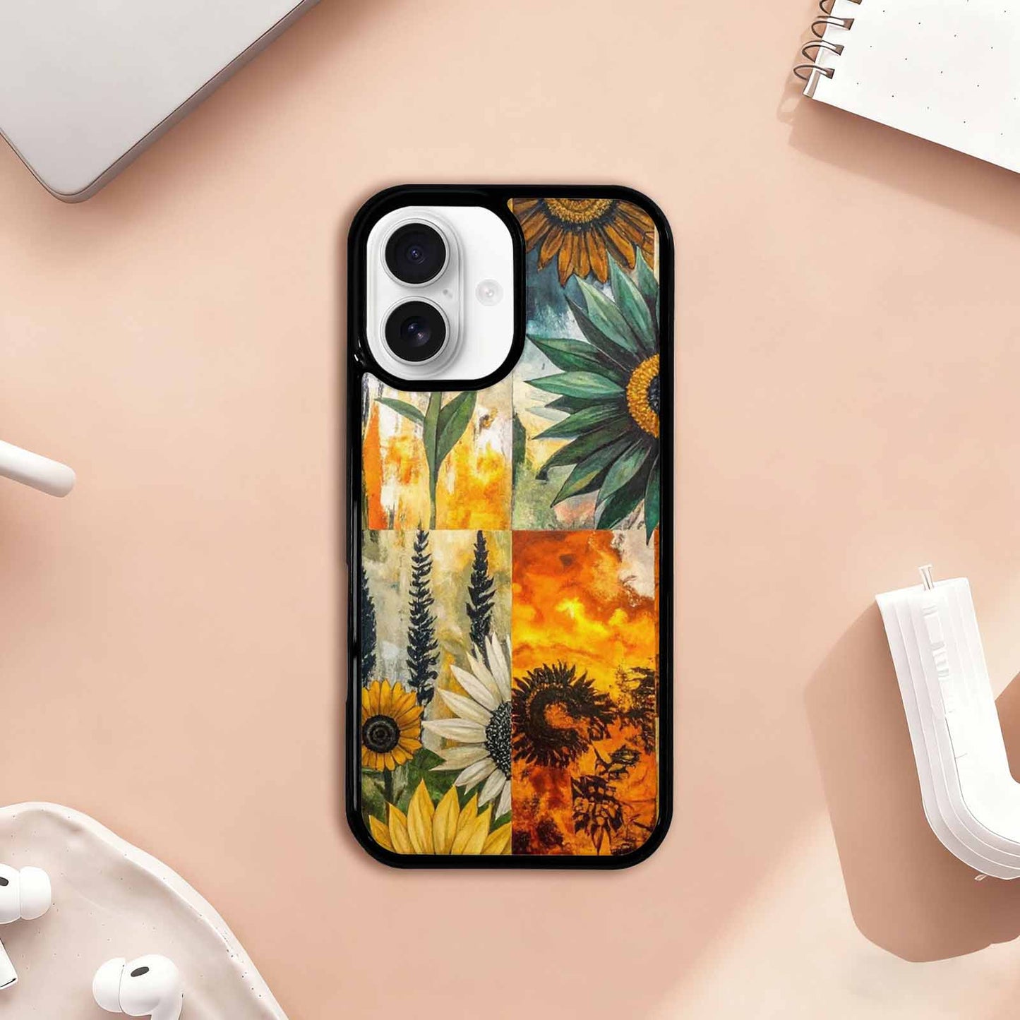 iPhone 17 Case — Blend Melt Them Together Floral, Custom Art Phone Cover