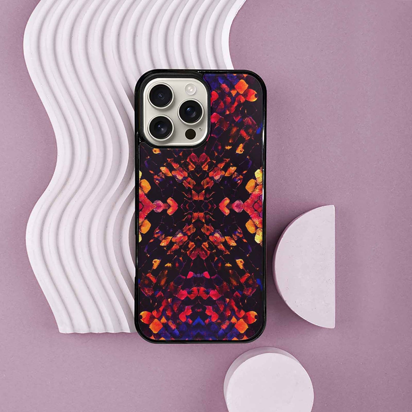 iPhone 16 Pro Max Case — Dark Snake Print, Unique Phone Case Design