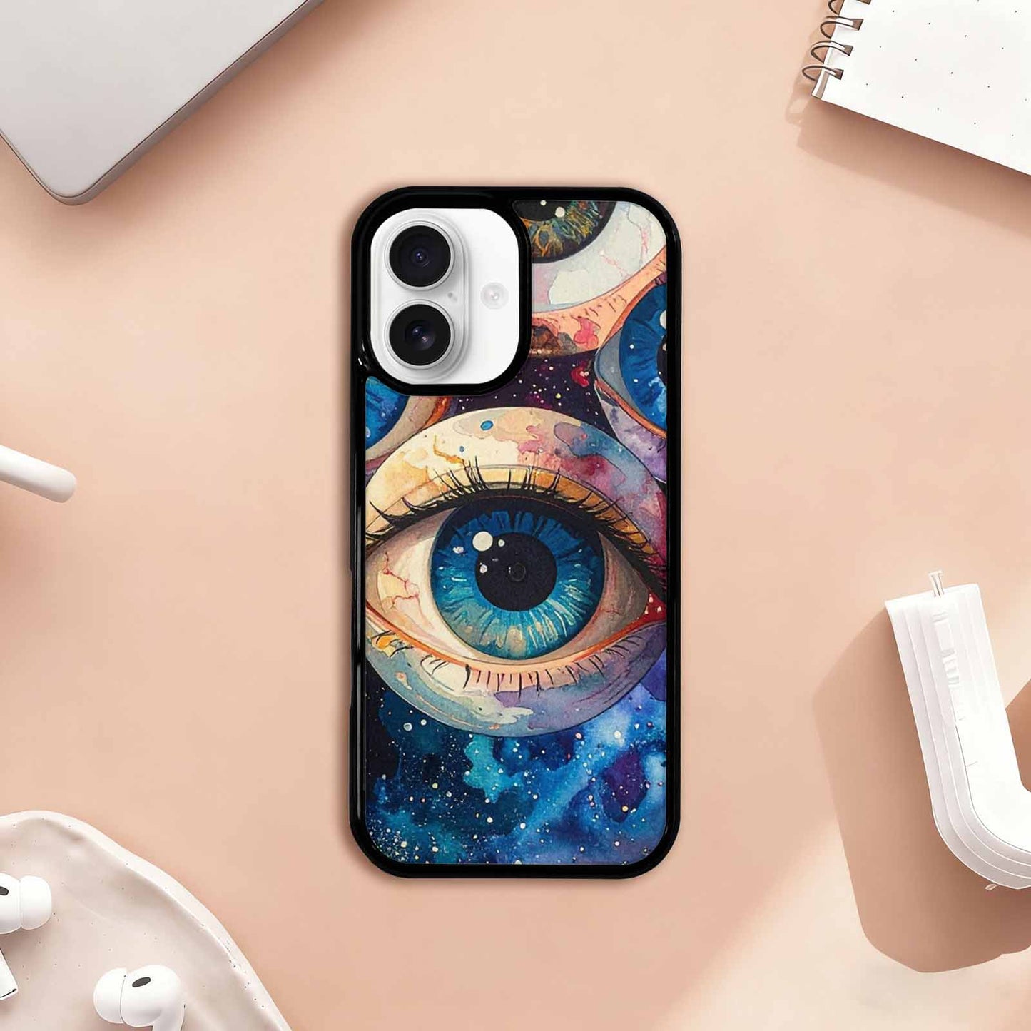 iPhone 17 Case — Seamless Tileable Pattern Of Galaxy Space, Personalized Phone Case