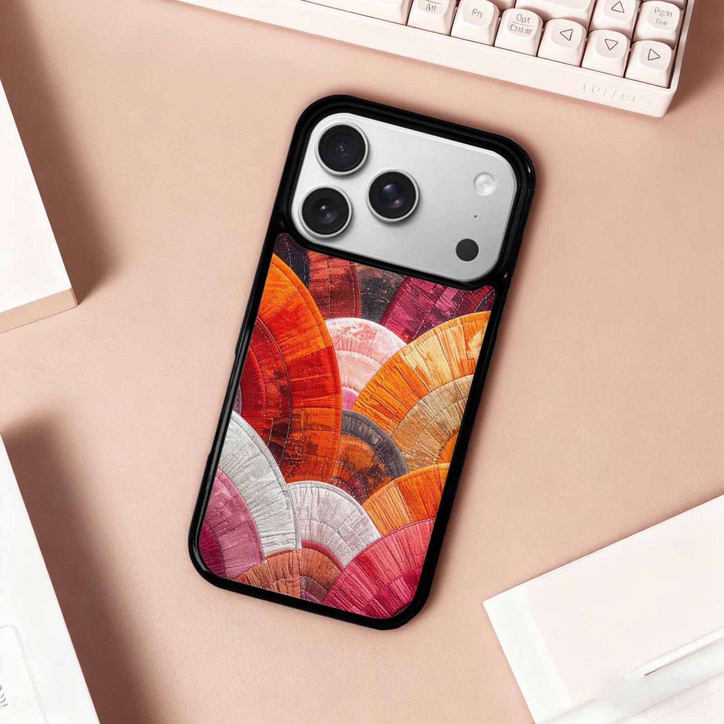 iPhone 17 Pro Case — Vivid Camo Lesbian Pride Camo, Custom Printed Phone Case