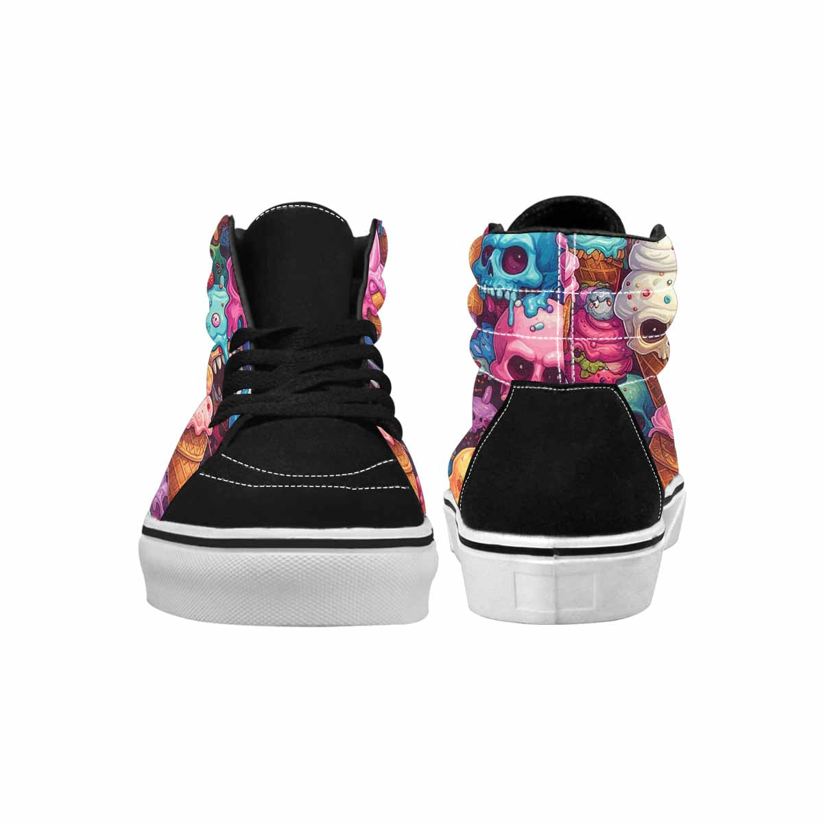 MEN'S Ice Cream Monsters High Top Canvas Dreamlike Shoes