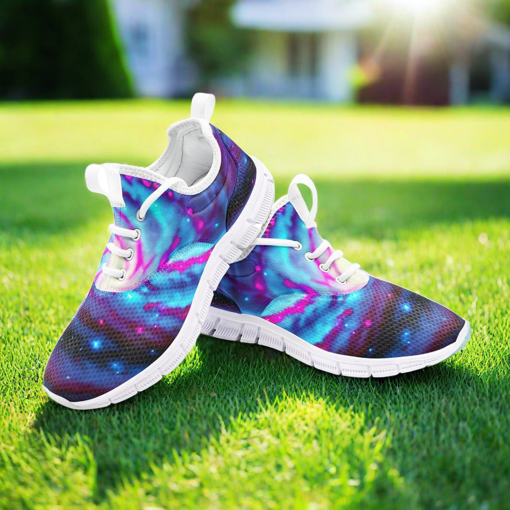 Koi Vivid Multicolor Custom Bold Art - Freaky Shoes | Custom Art Sneakers