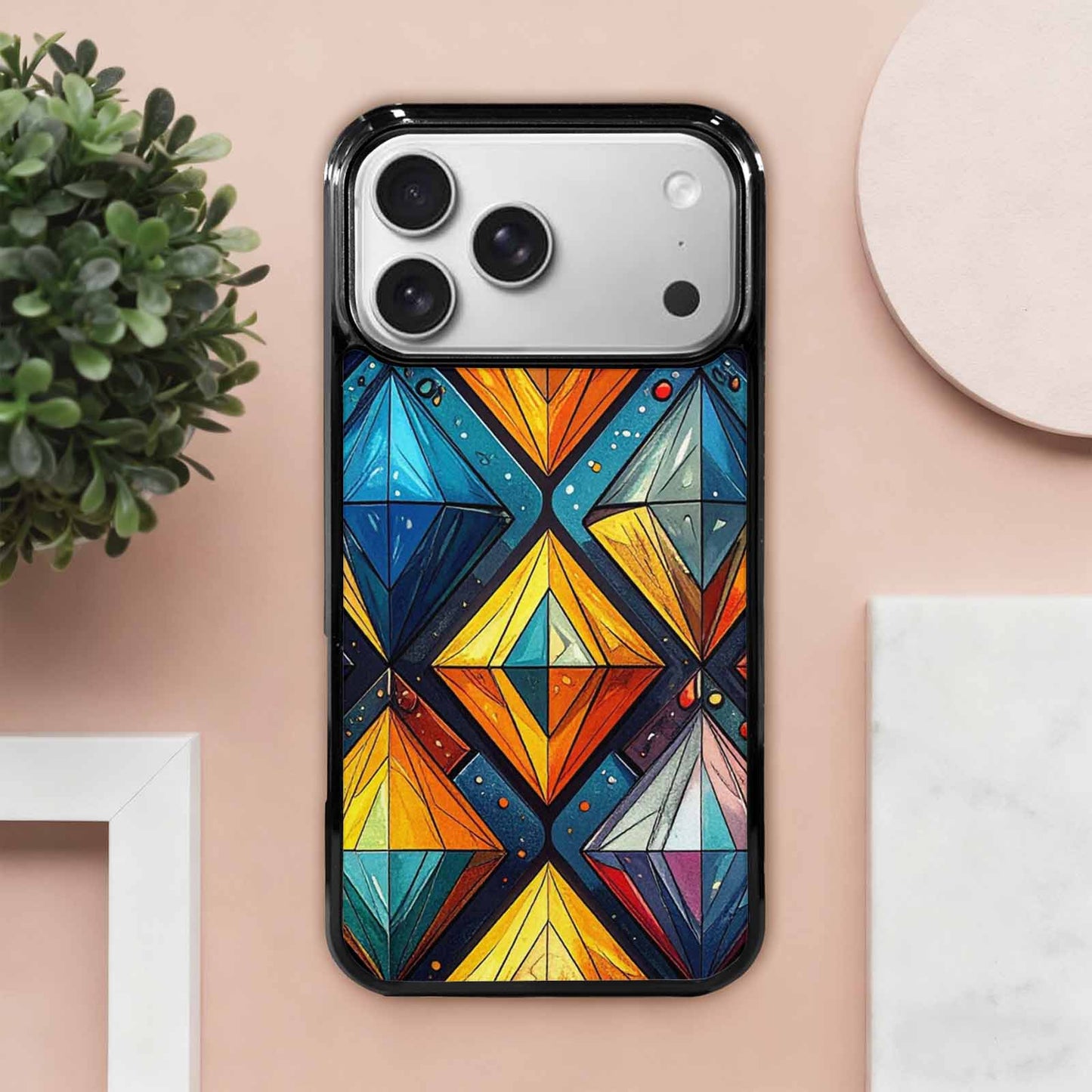 iPhone 17 Pro Max Case — Vintage Summer Diamond Retro Vintage, Personalized Phone Case