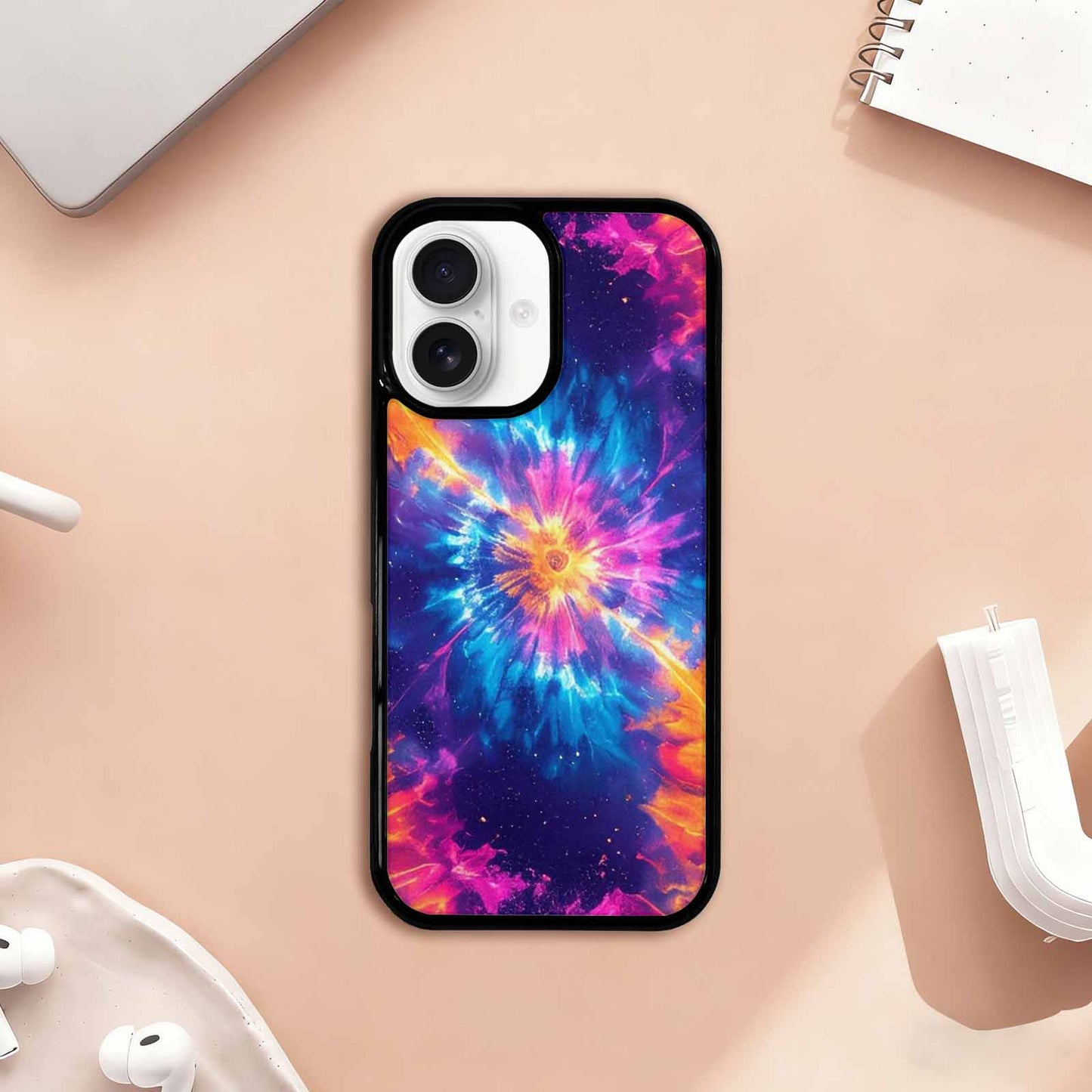 iPhone 17 Case — Tie Dye Galaxy Tie Dye, Custom Phone Case