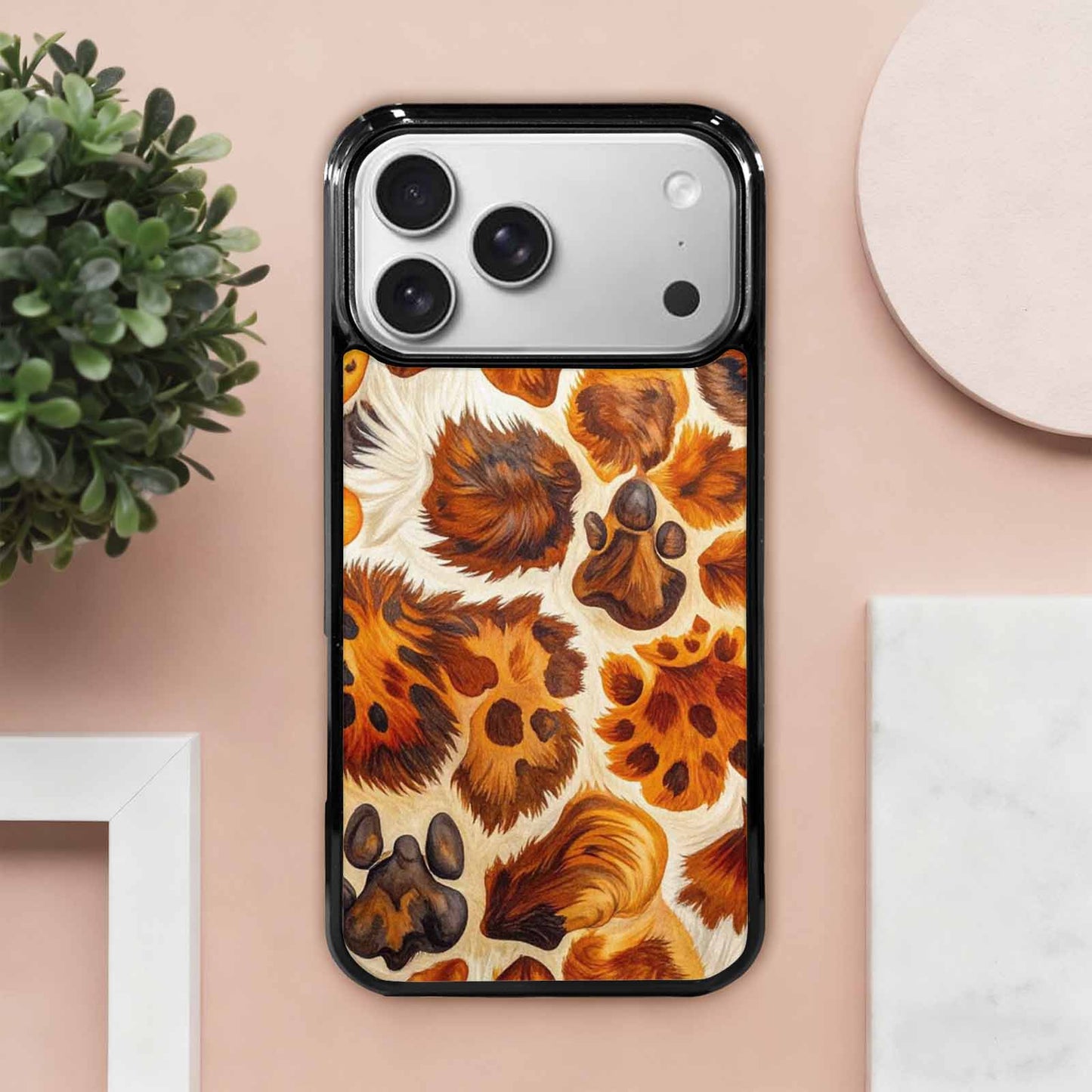 iPhone 17 Pro Max Case — Small Cow Animal Print Animal Print, Custom Designed Case Cover