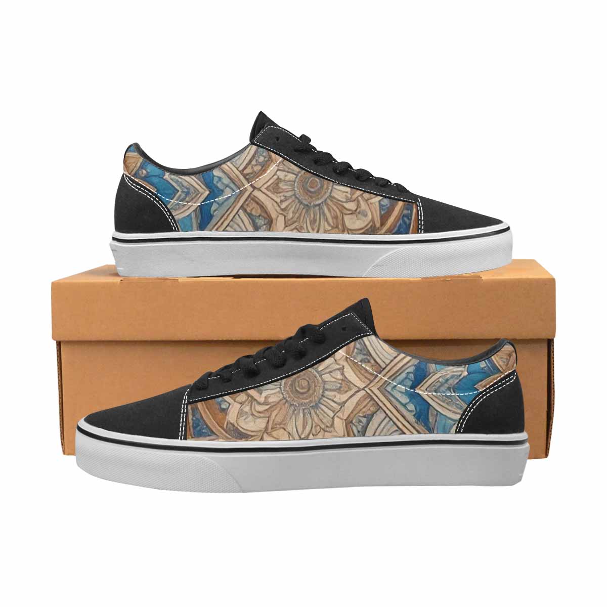 MEN'S Mandala Canvas Lace-Up Surreal Shoes