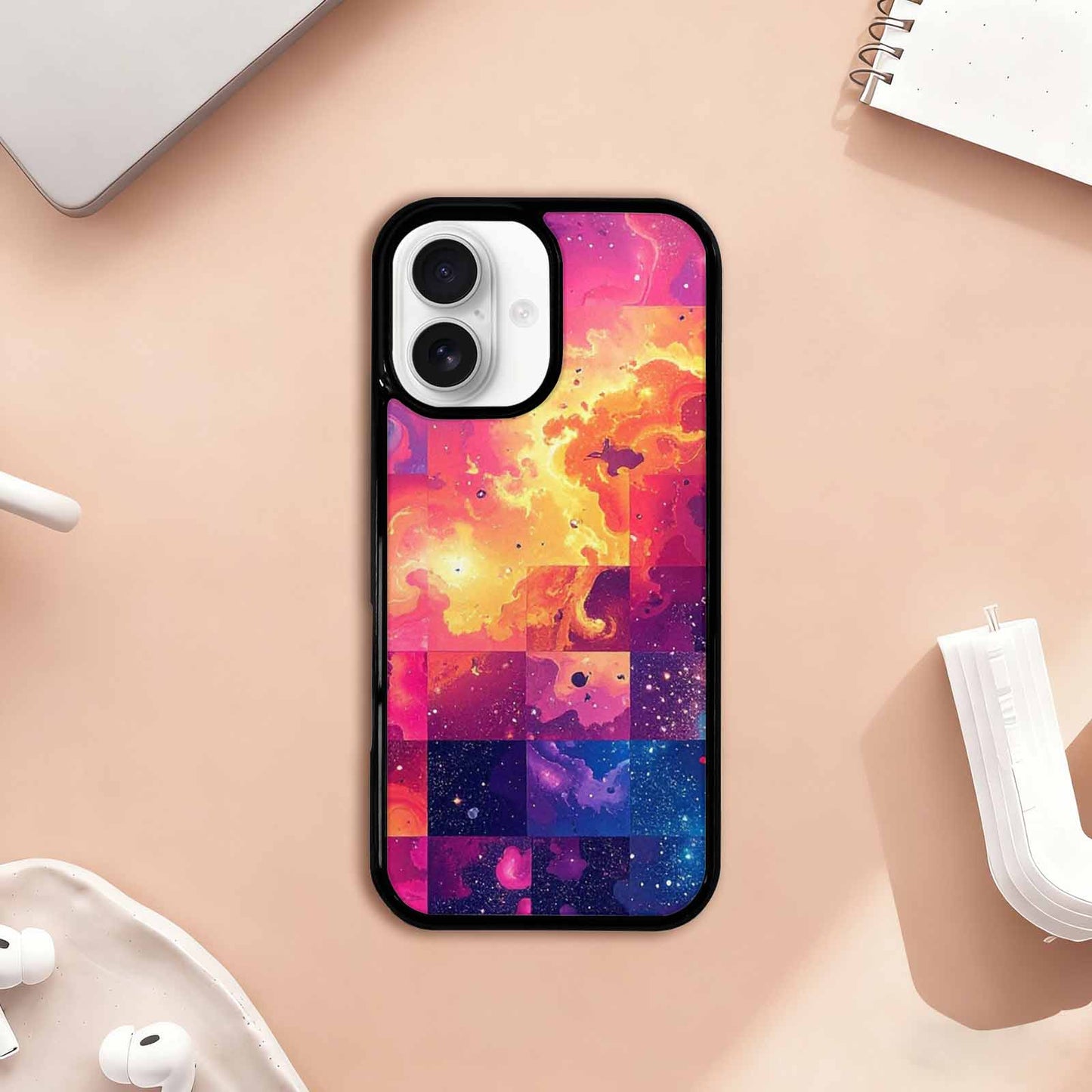 iPhone 17 Case — Cosmic Creature And Object Galaxy Space, Personalized Phone Case