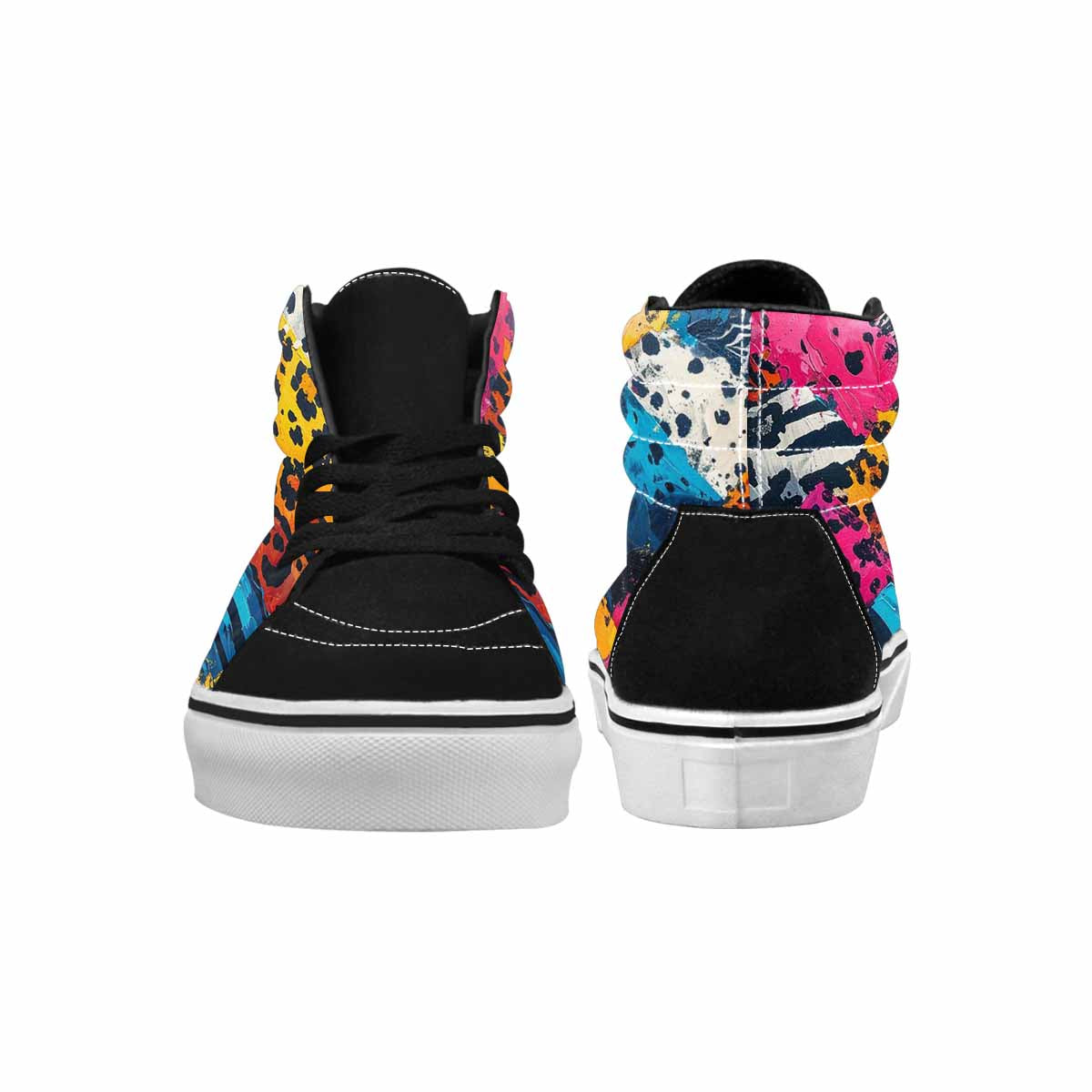 MEN'S Full Color Vibrant Animal High Top Canvas Y2K Shoes