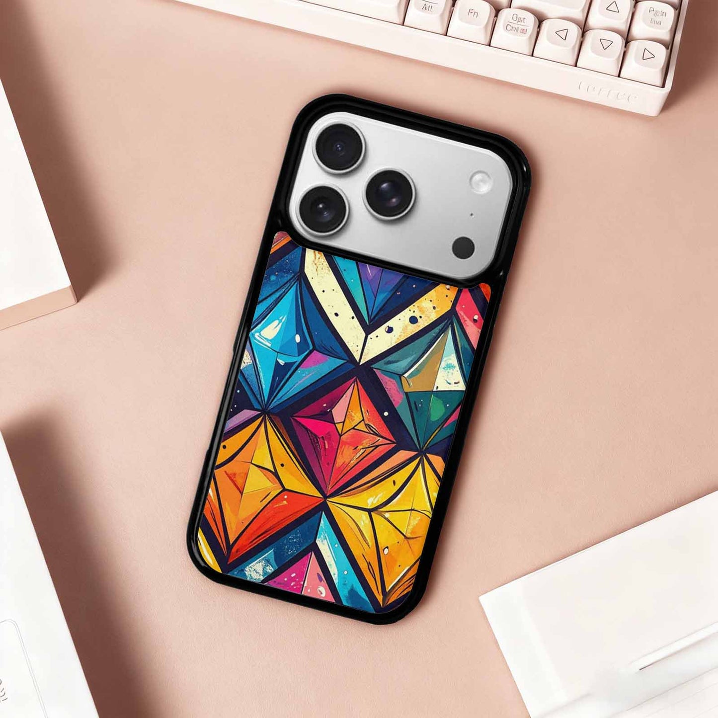 iPhone 17 Pro Case — Vintage Summer Diamond Retro Vintage, Custom Made Phone Cover