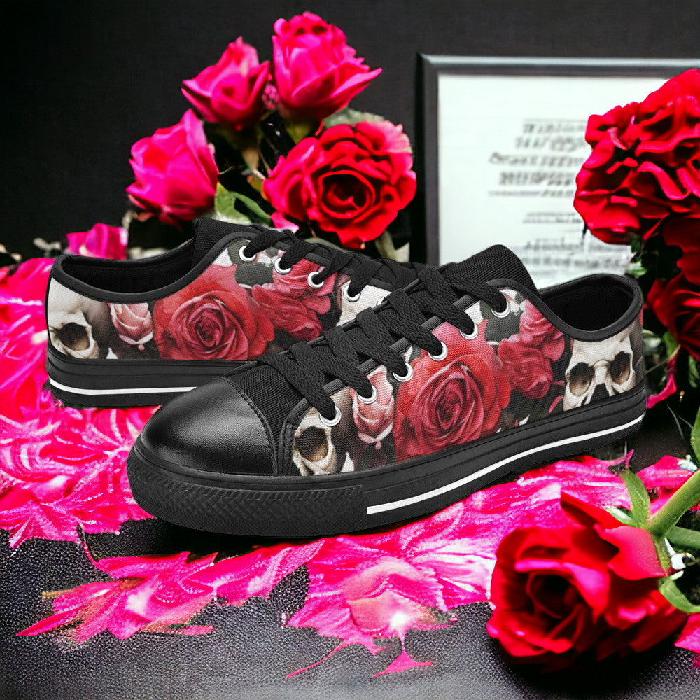 Skulls Roses Deluxe Women - Freaky Shoes®