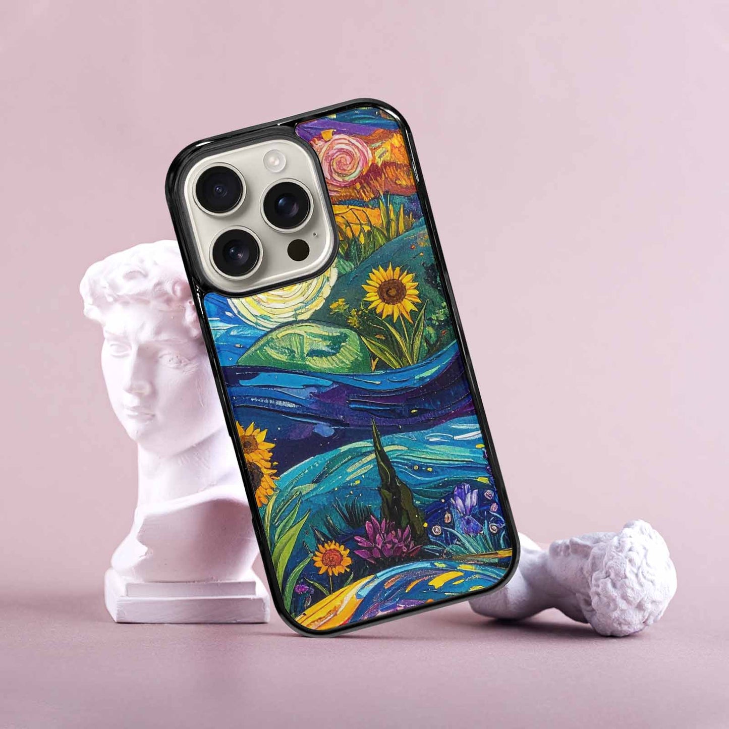 iPhone 16 Pro Case — Blend All Versions Together Melting Together, Custom Printed Phone Case